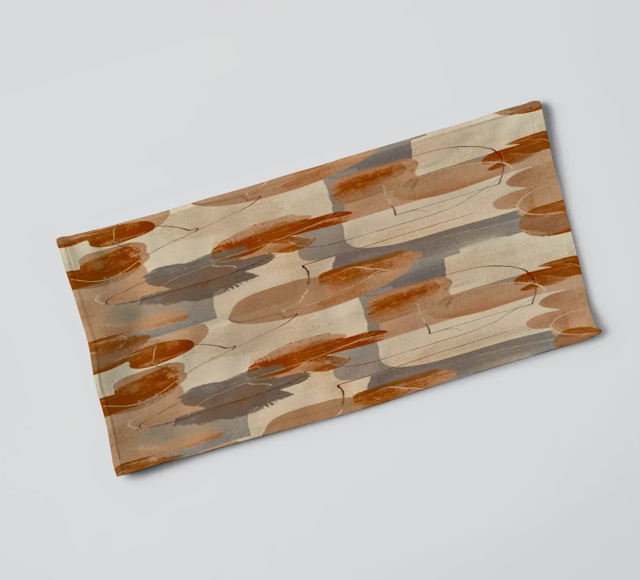 Abstract Botanical Art Deco Pattern asciugamano da bagno da AzStore11