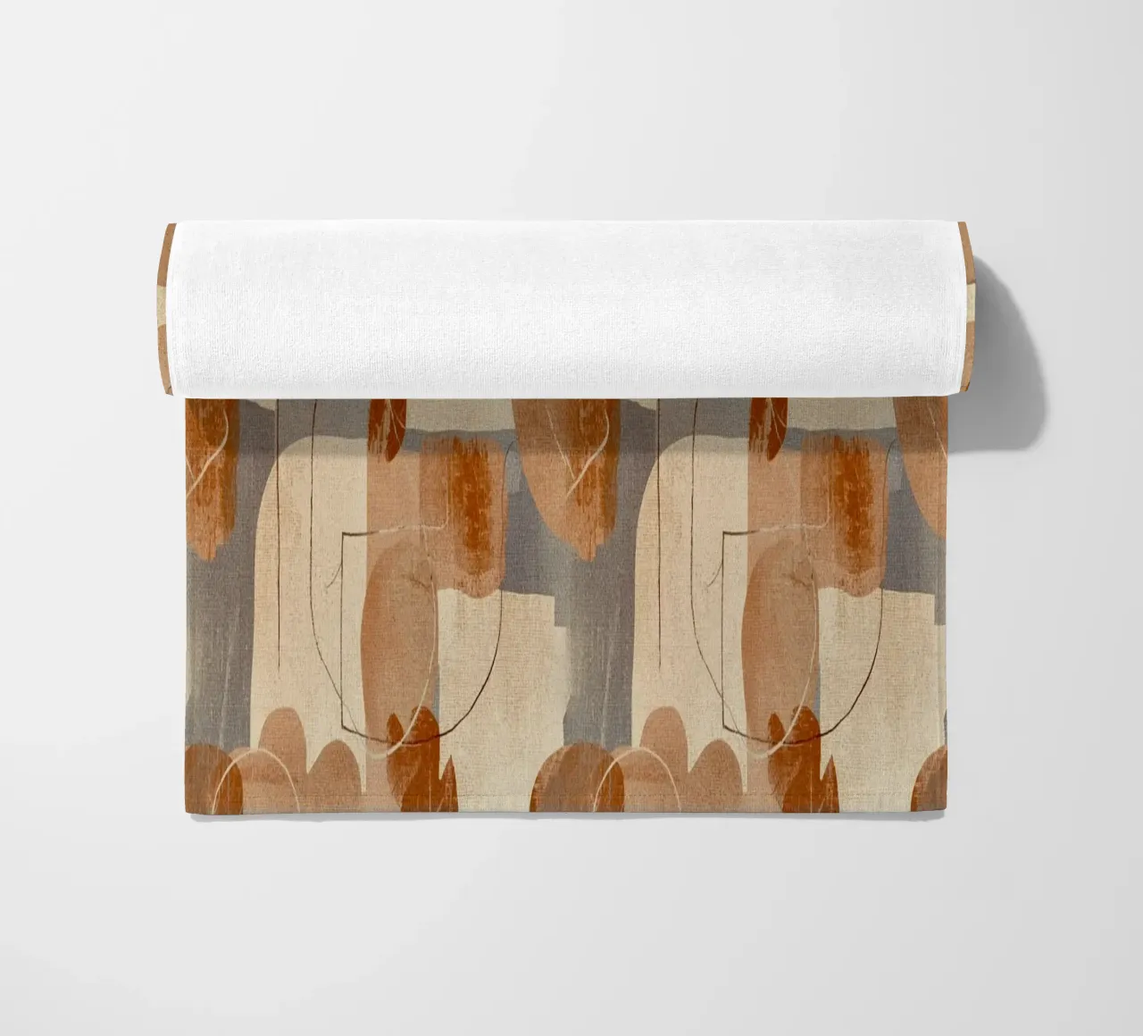 Abstract Botanical Art Deco Pattern telo mare da AzStore11