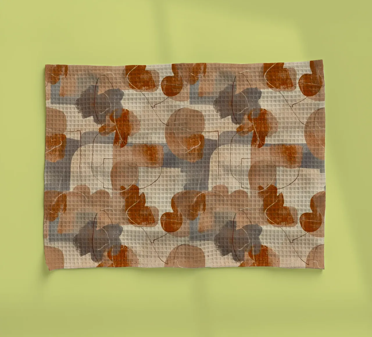 Abstract Botanical Art Deco Pattern torchon de AzStore11