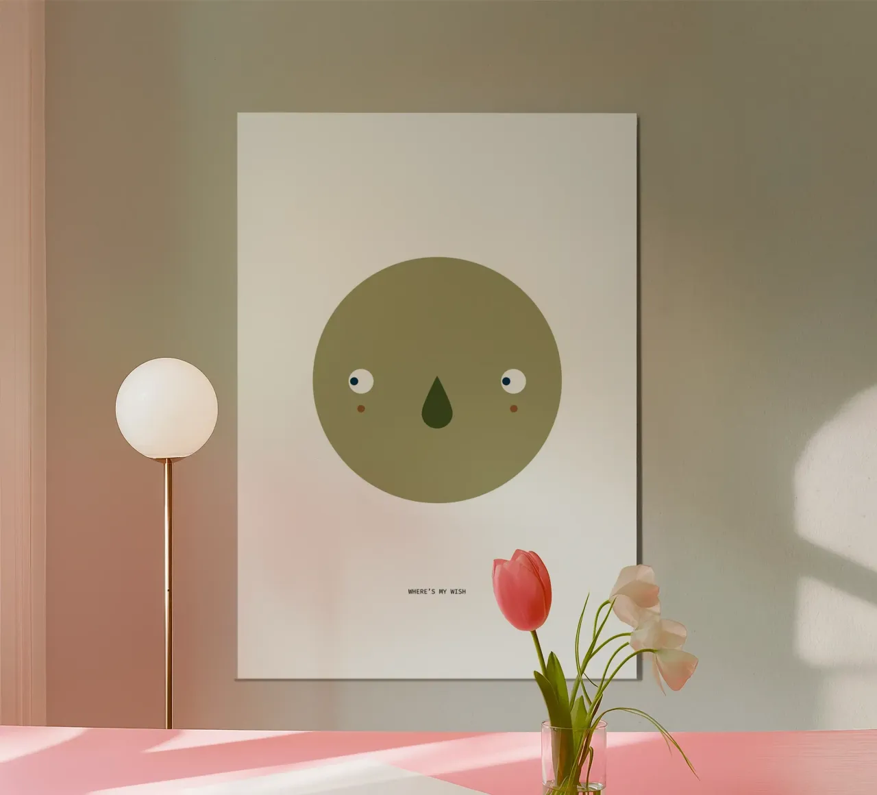 Dov'è il mio desiderio - 3 di 3 pannello forex da Sassi