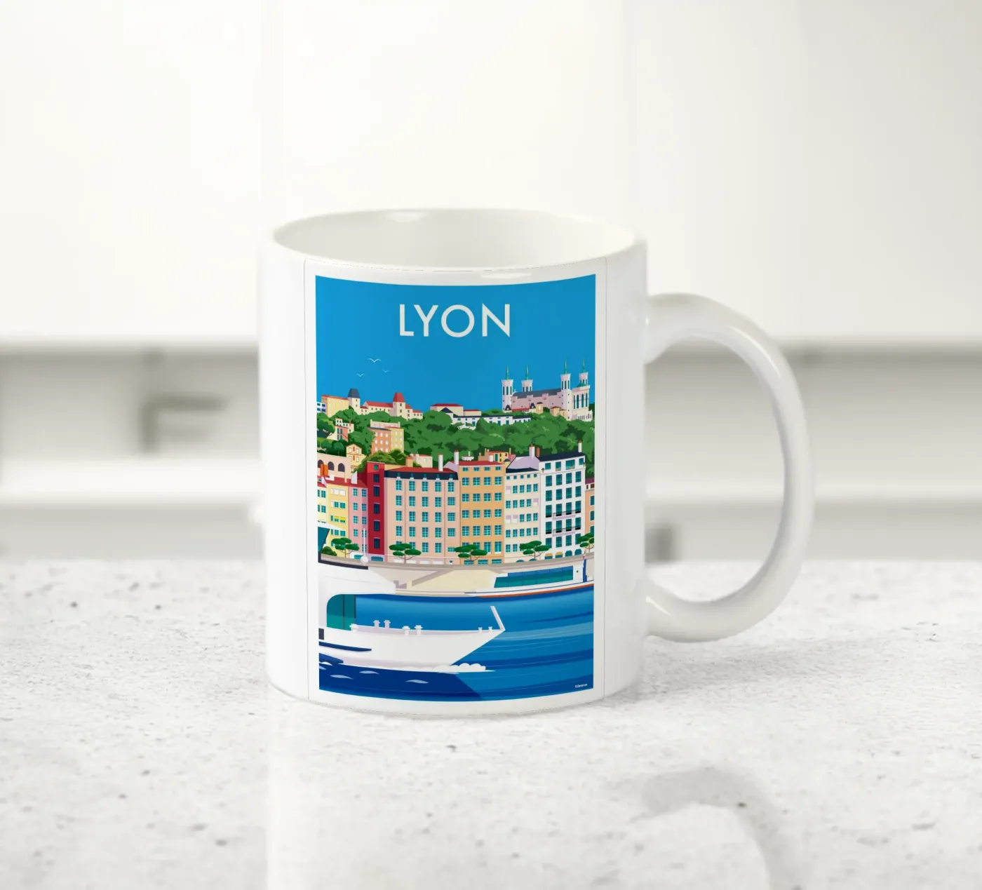 Lione tazza in ceramica da Raphaël Delerue