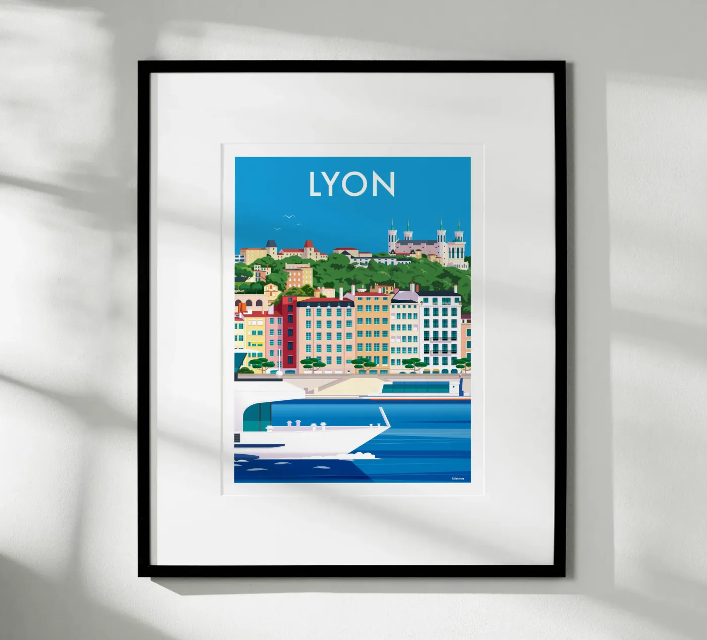 Lione poster da Raphaël Delerue