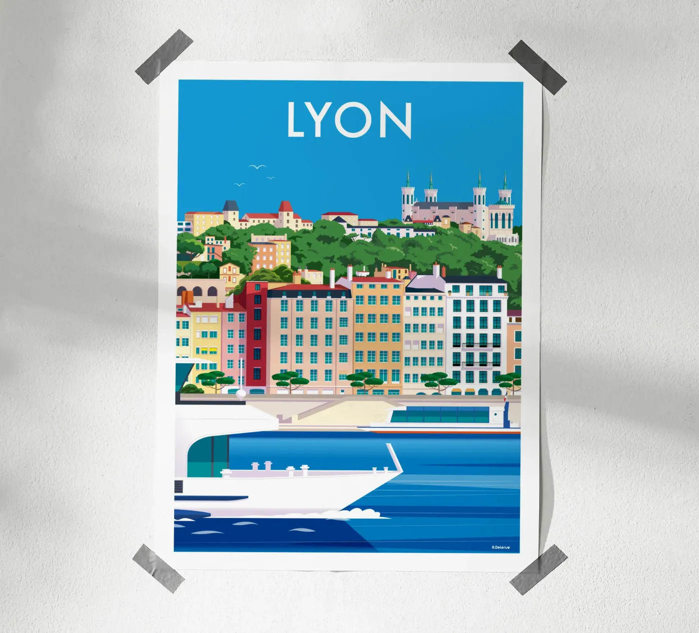 Lione poster da Raphaël Delerue
