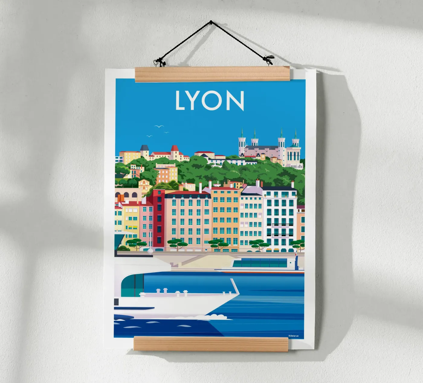 Lione poster da Raphaël Delerue