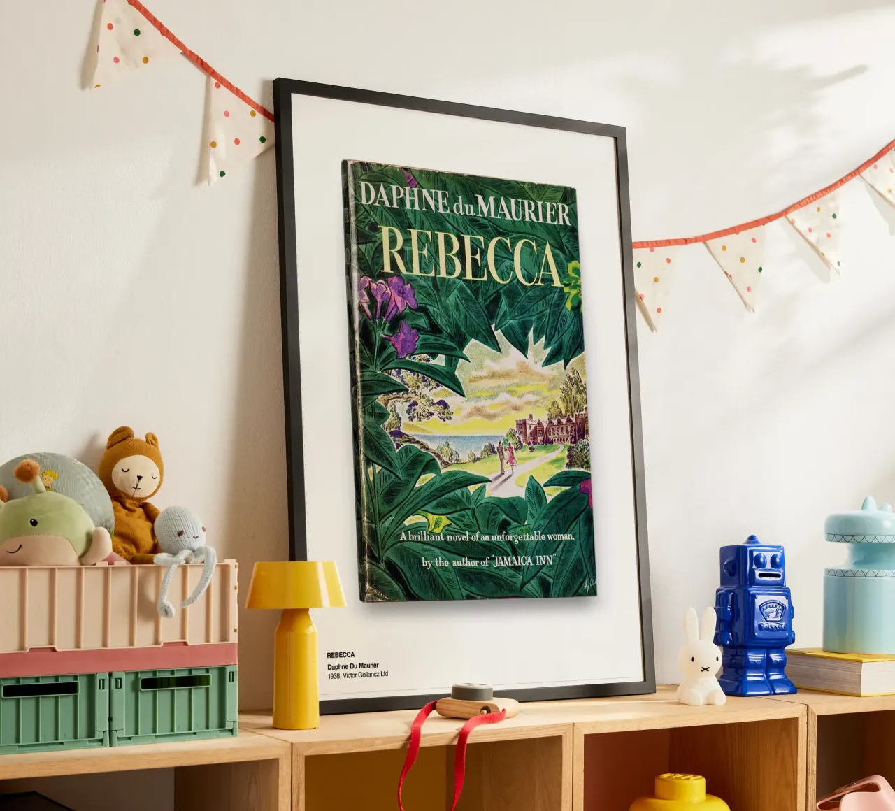 Rebecca di Daphne Du Maurier - Prima edizione con copertina stampata poster da MissLiterarty