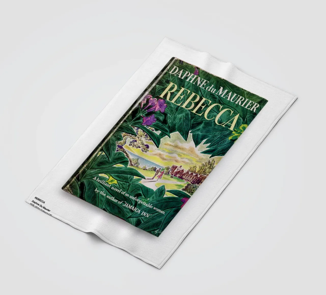 Rebecca by Daphne Du Maurier - First Edition Cover Print fleece blanket by MissLiterarty