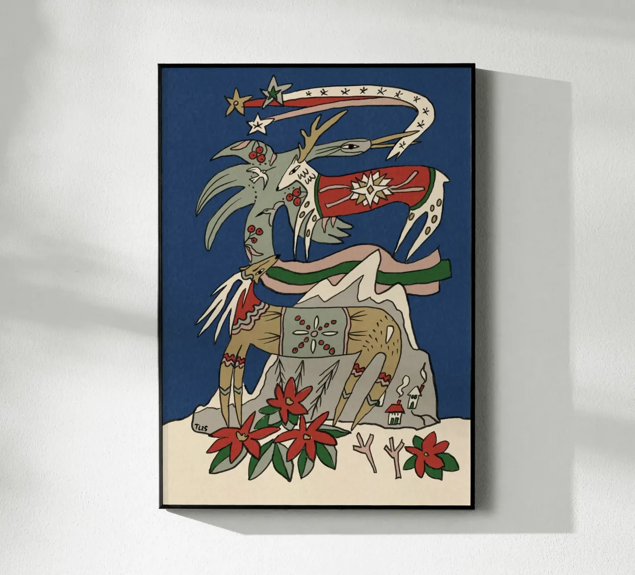 Winter Deer plexiglass da Raipa Studio