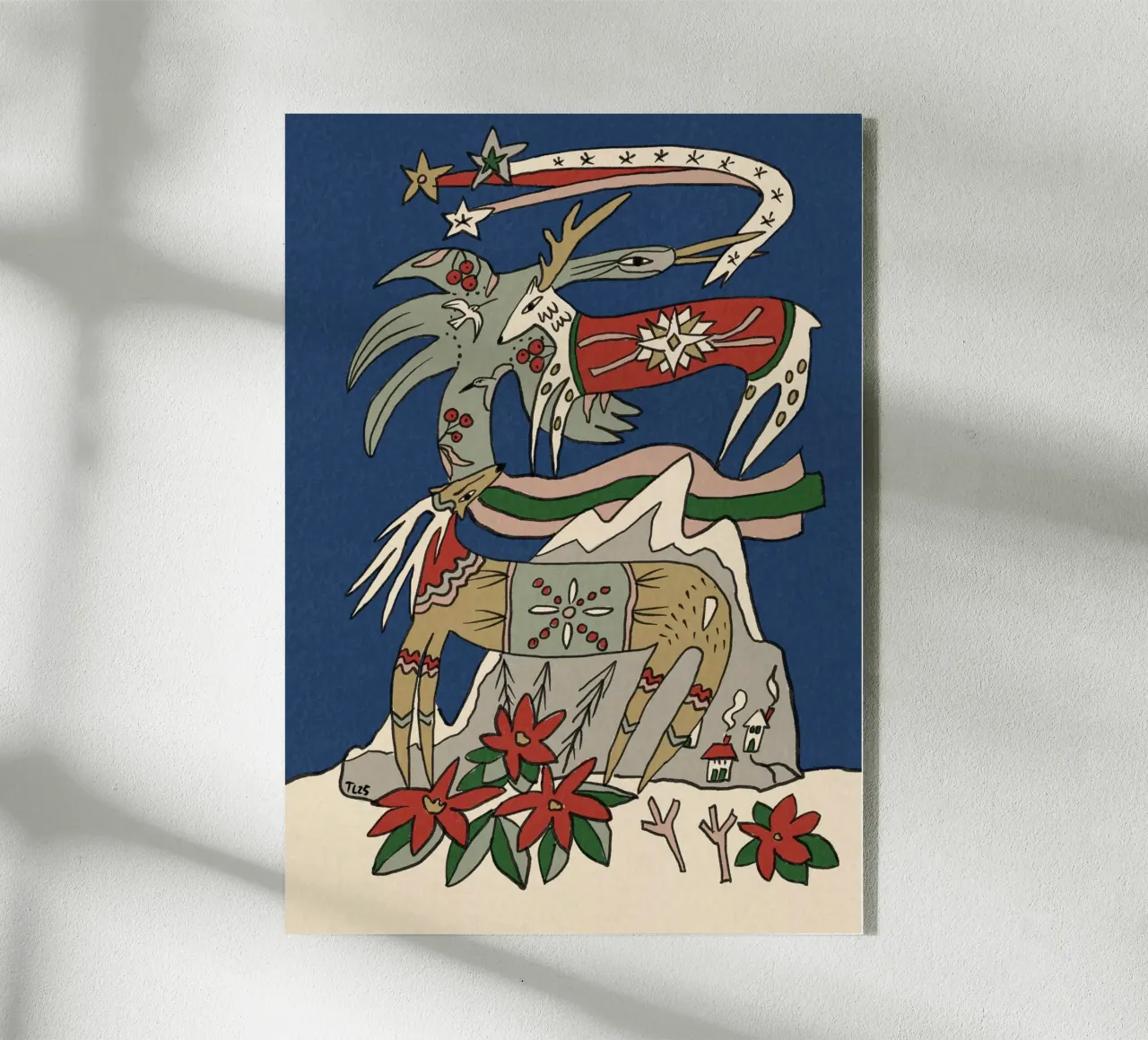 Winter Deer plexiglass da Raipa Studio