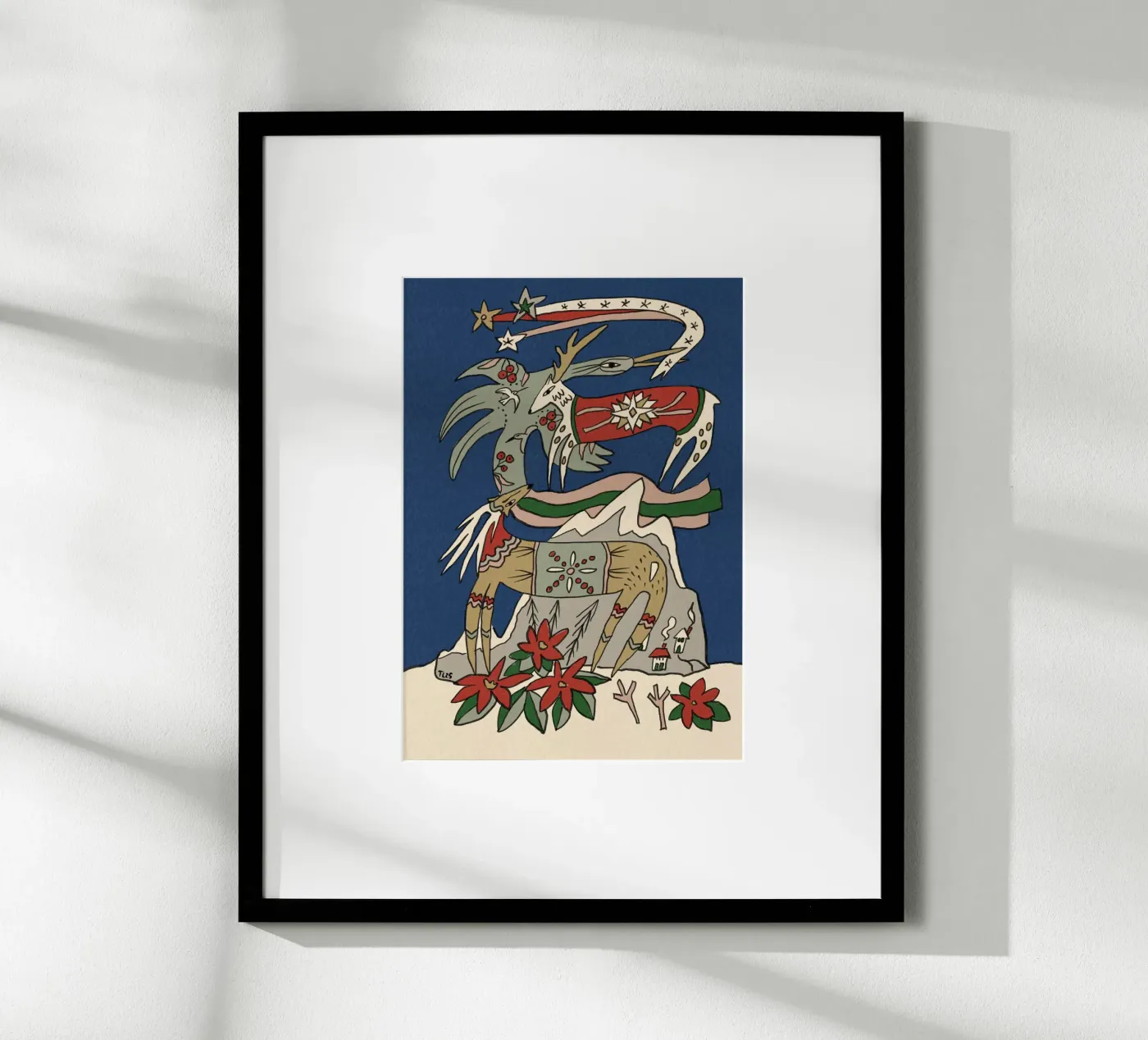 Winter Deer poster da Raipa Studio