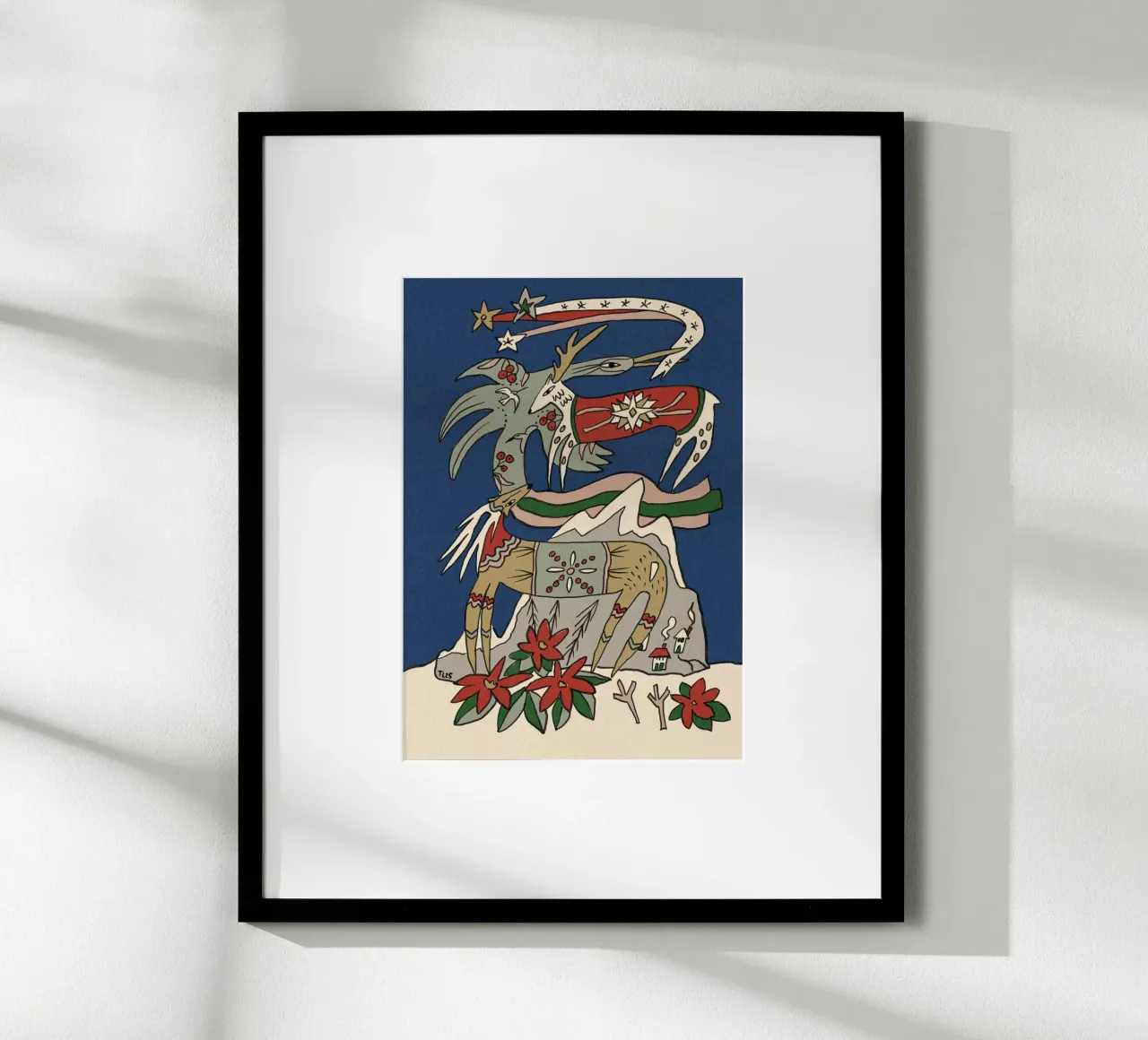 Winter Deer poster da Raipa Studio