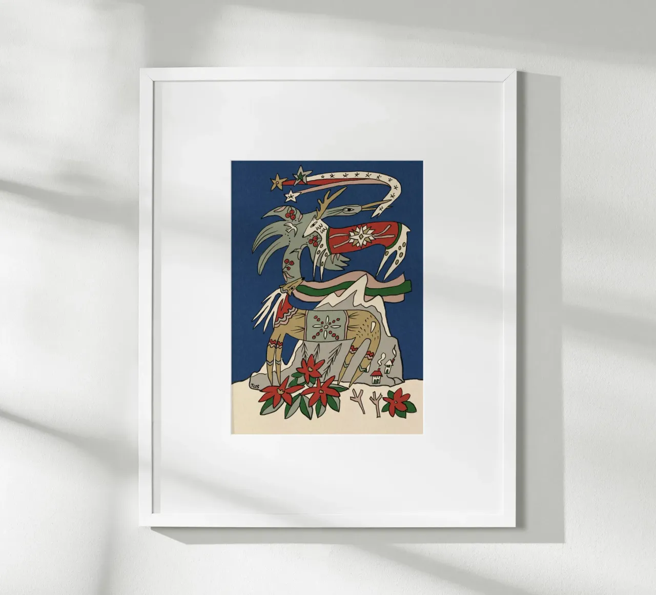 Winter Deer poster da Raipa Studio