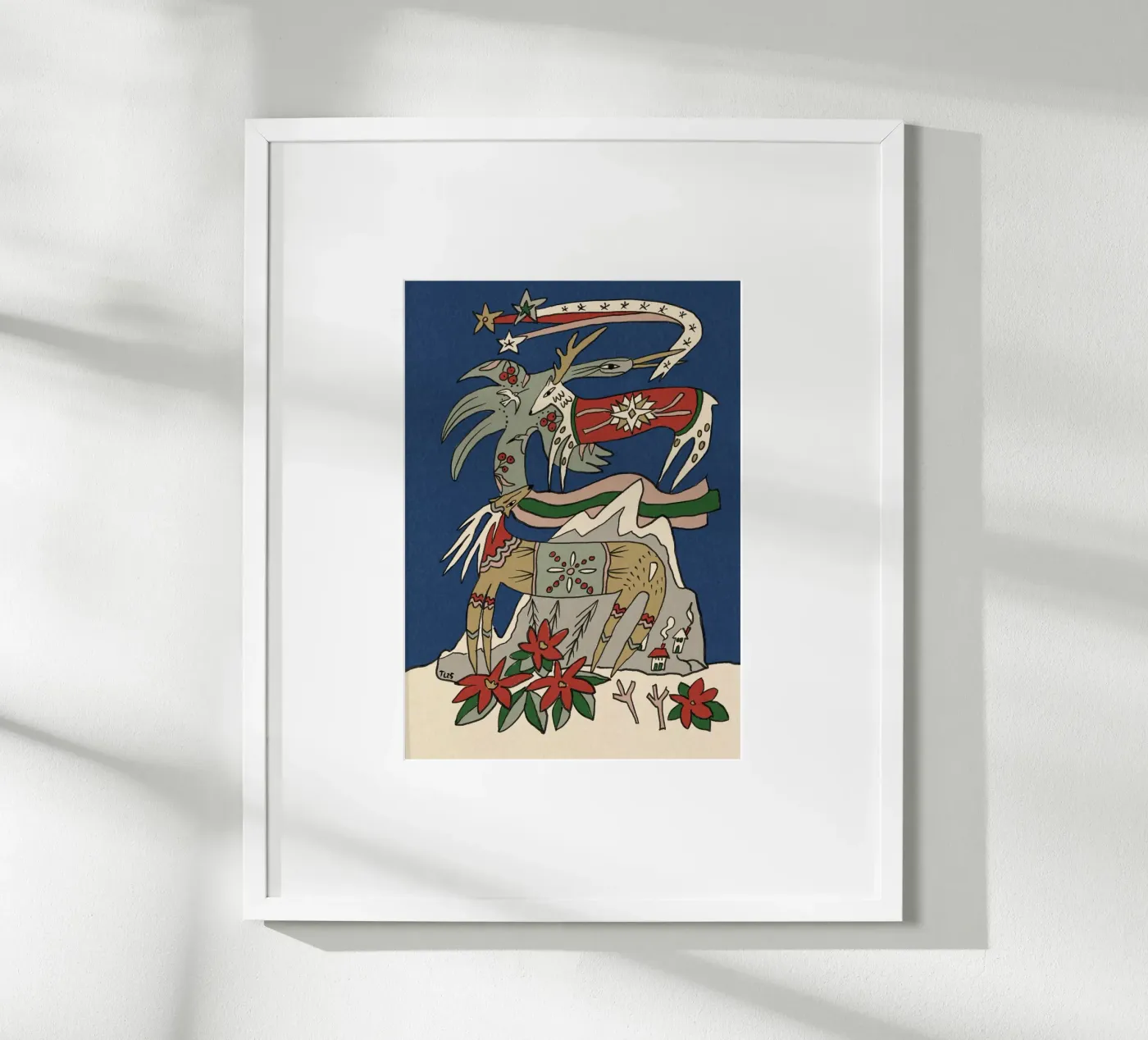 Winter Deer poster da Raipa Studio