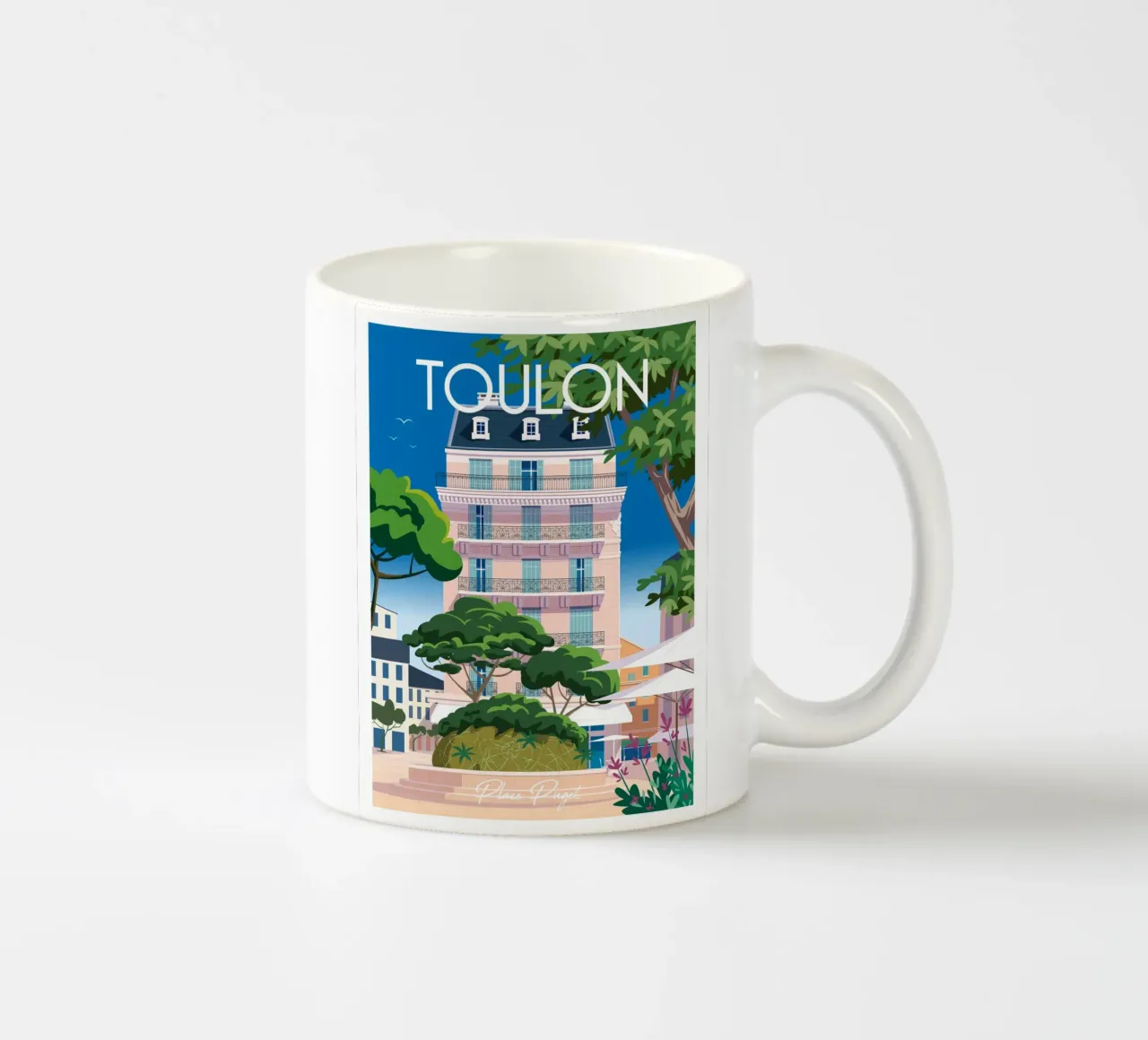 Toulon Luogo Puget tazza in ceramica da Raphaël Delerue