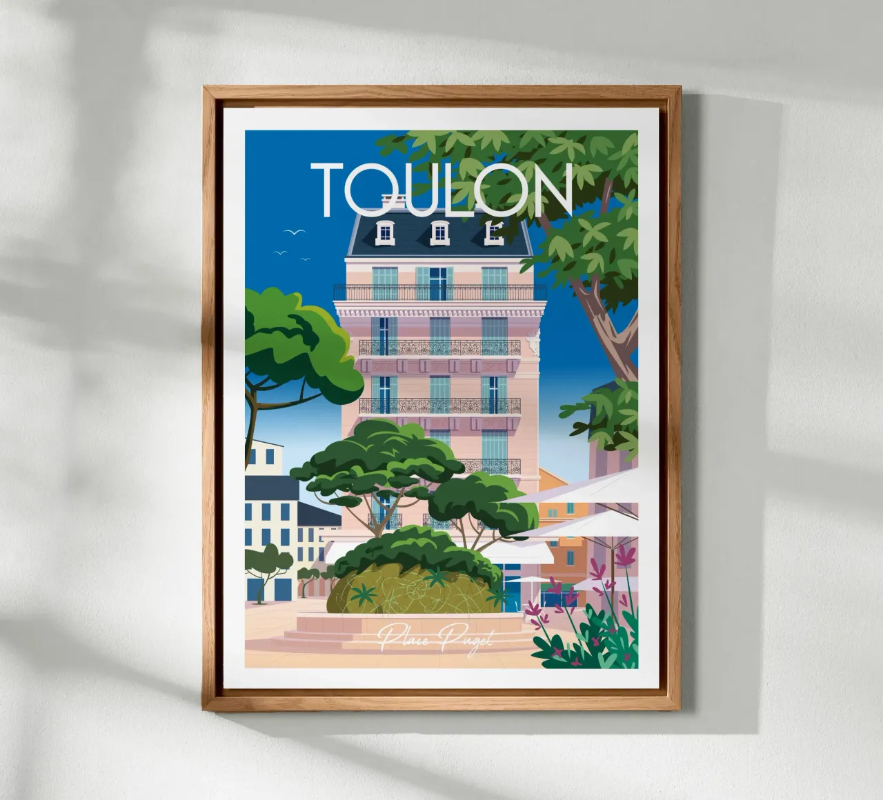 Toulon Luogo Puget alluminio dibond da Raphaël Delerue