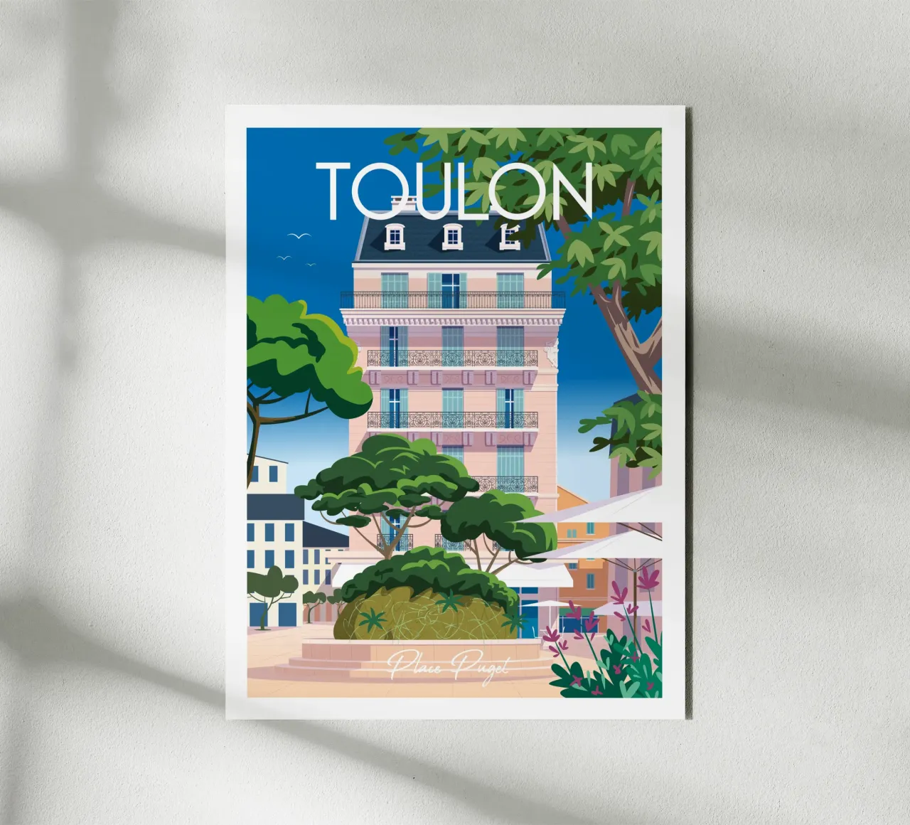 Toulon Luogo Puget alluminio dibond da Raphaël Delerue