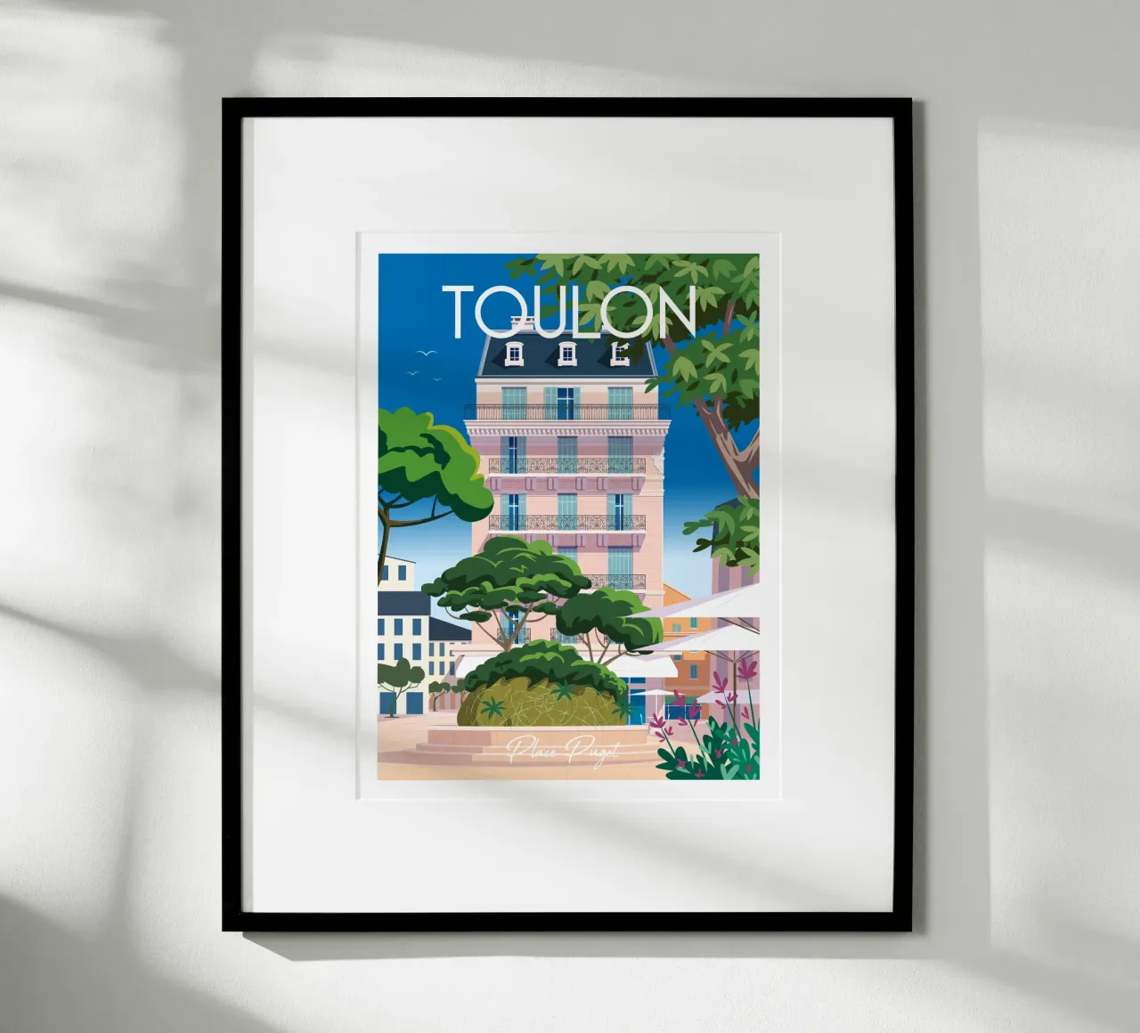 Toulon Luogo Puget carta hahnemühle da Raphaël Delerue