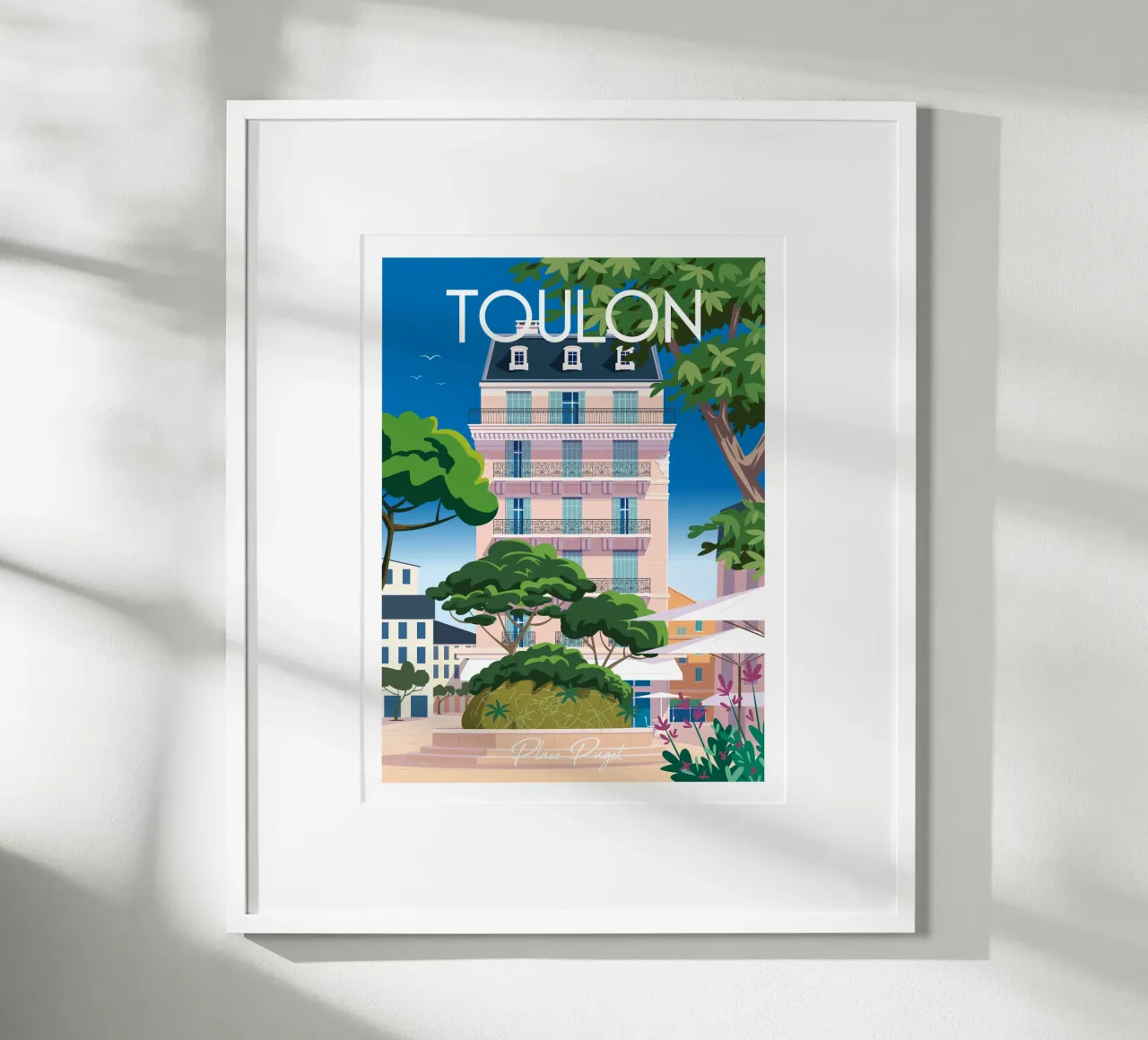 Toulon Luogo Puget carta hahnemühle da Raphaël Delerue