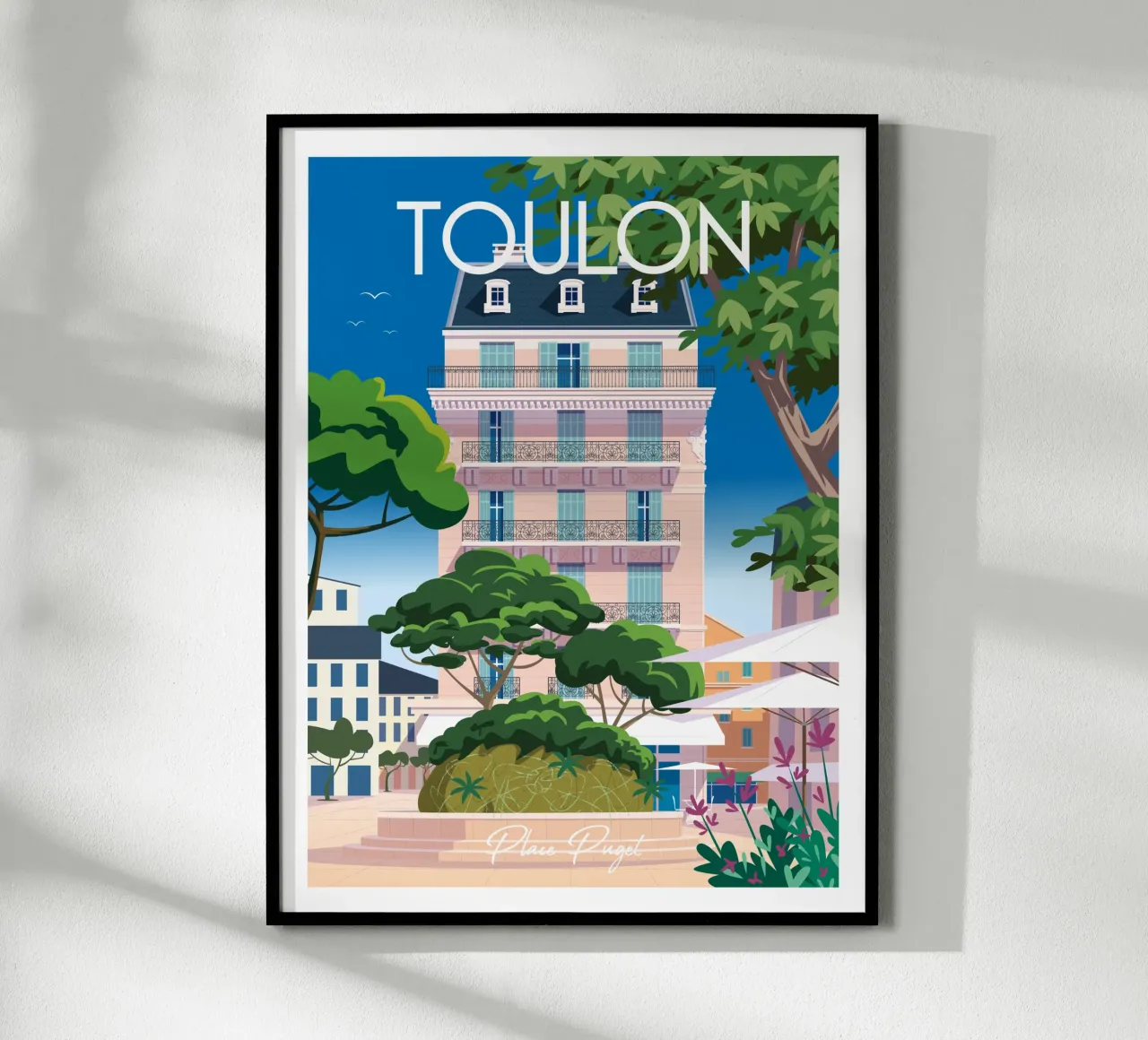 Toulon Luogo Puget carta hahnemühle da Raphaël Delerue