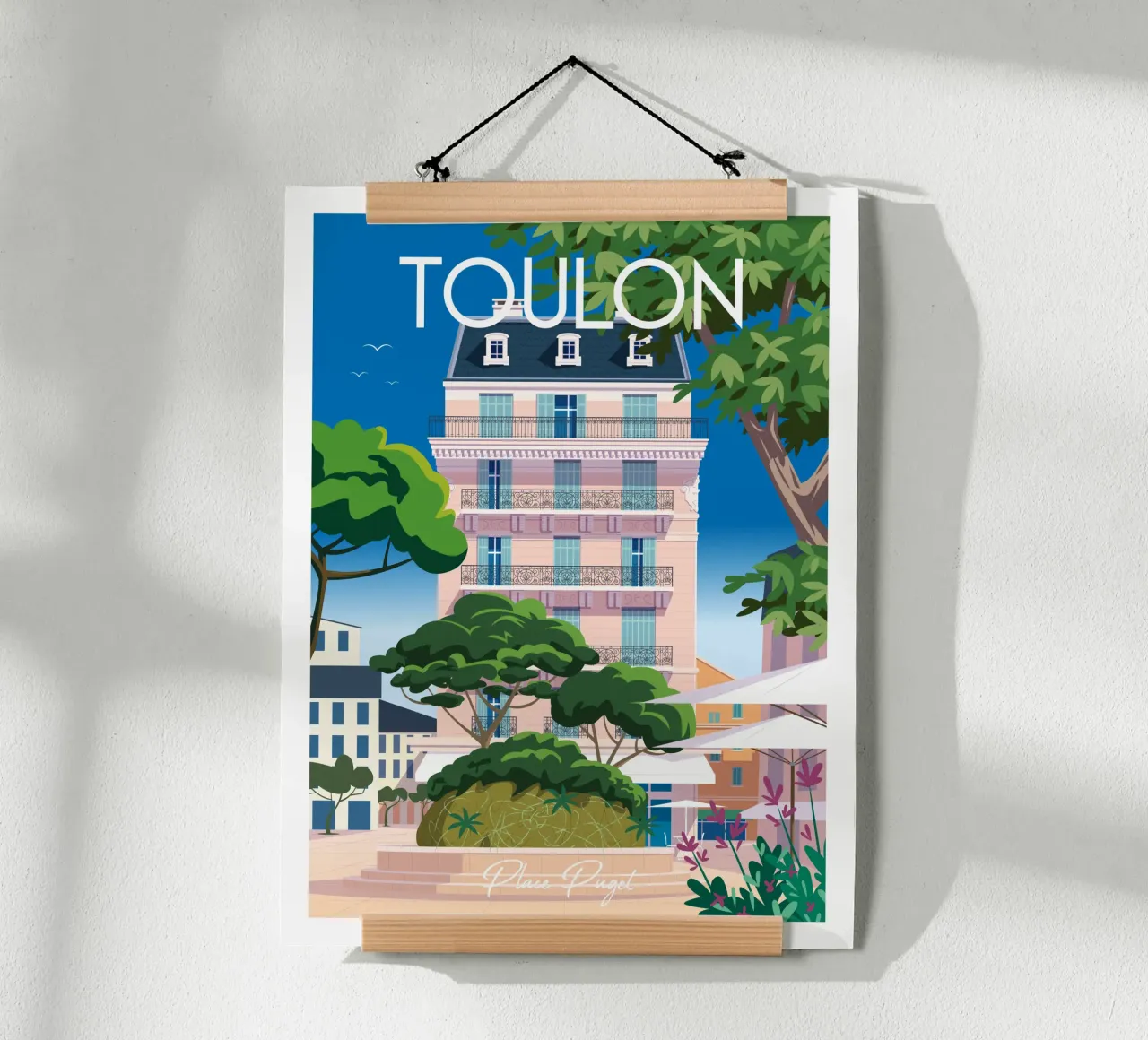 Toulon Luogo Puget carta hahnemühle da Raphaël Delerue