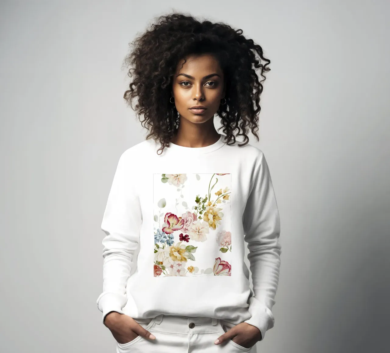 Poster acquerello botanico luminoso felpa da Flower Paradise