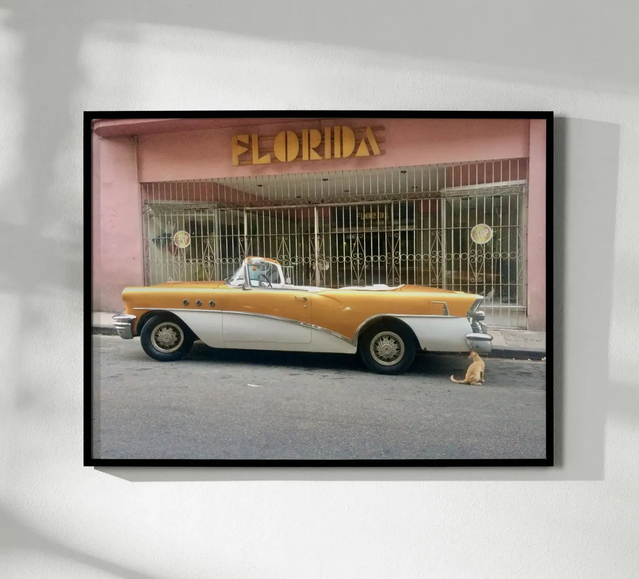 Pasteldromen van Havana poster van JUNIQERIN photography by Dorothea Baur