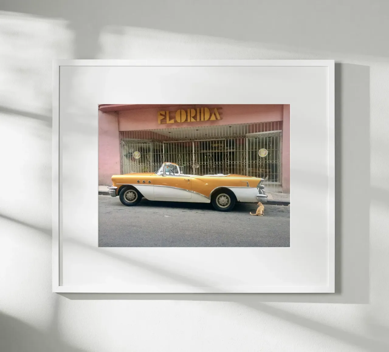 Pasteldromen van Havana poster van JUNIQERIN photography by Dorothea Baur