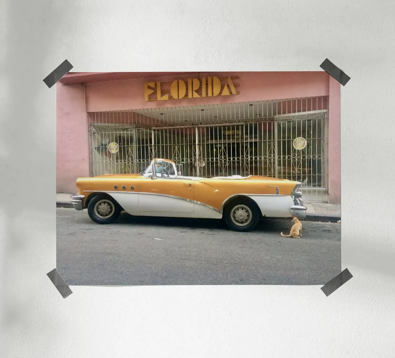 Pasteldromen van Havana poster van JUNIQERIN photography by Dorothea Baur