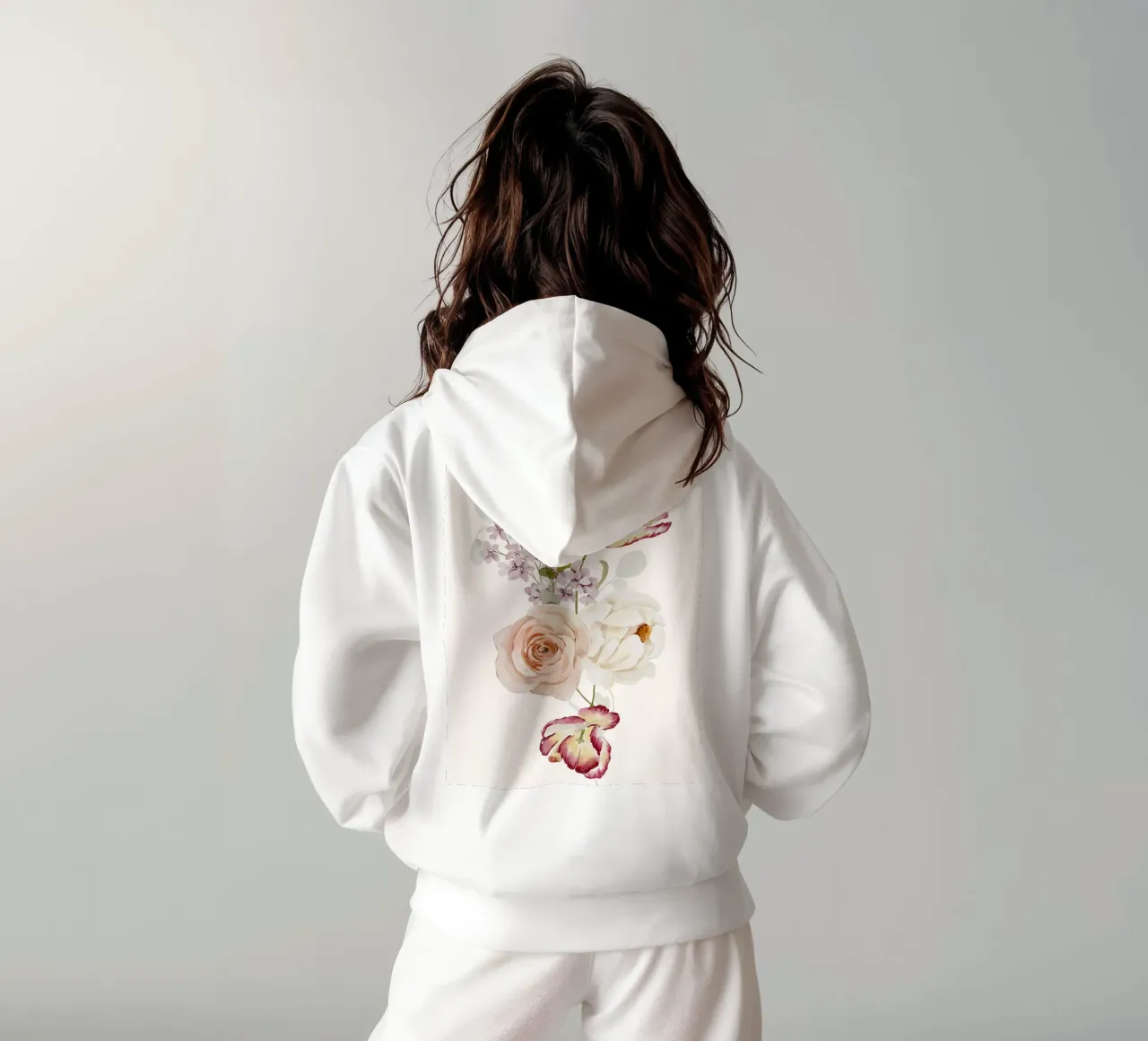 Acquerello botanico vintage felpa con cappuccio da Flower Paradise