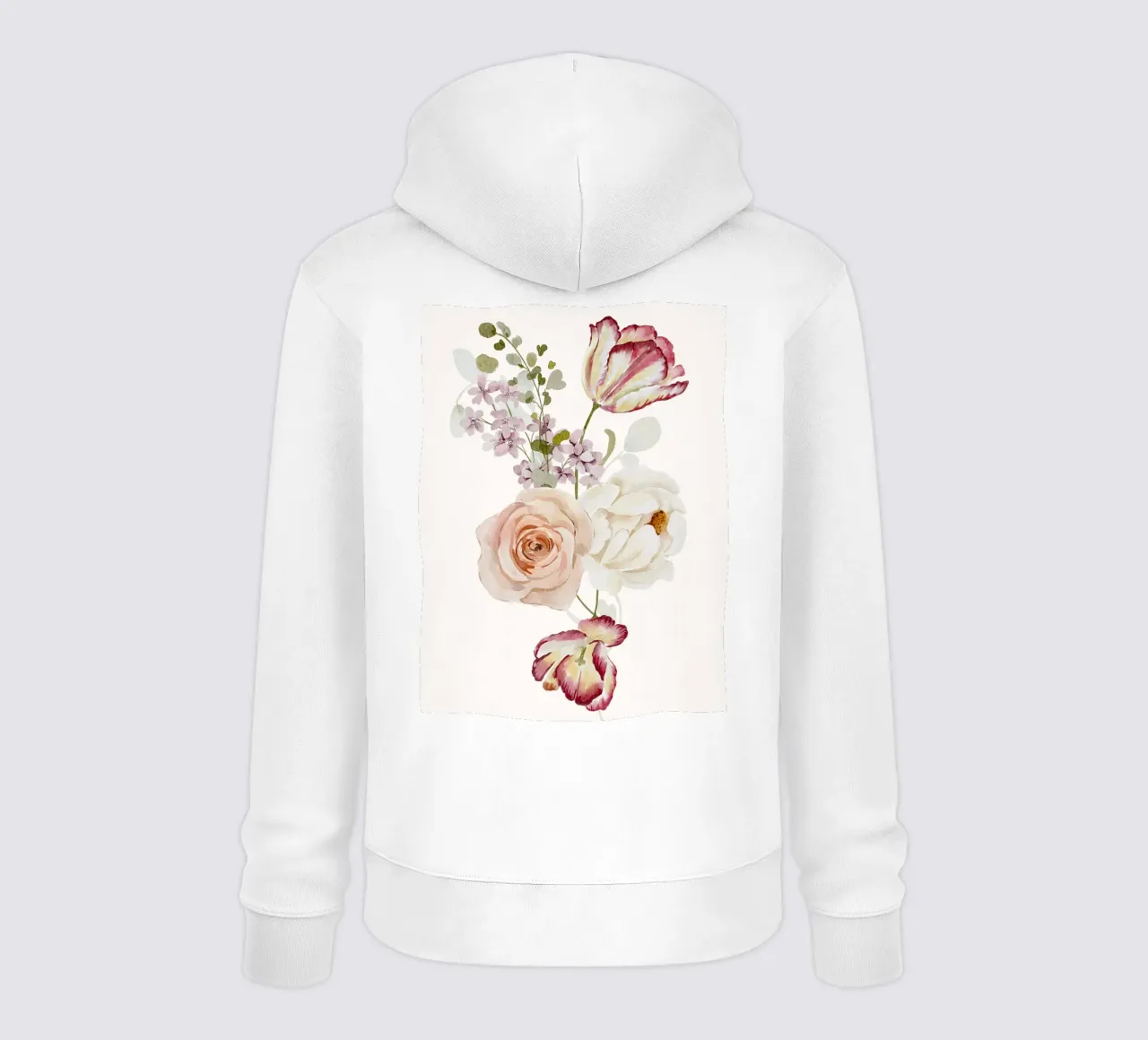 Acquerello botanico vintage felpa con cappuccio da Flower Paradise