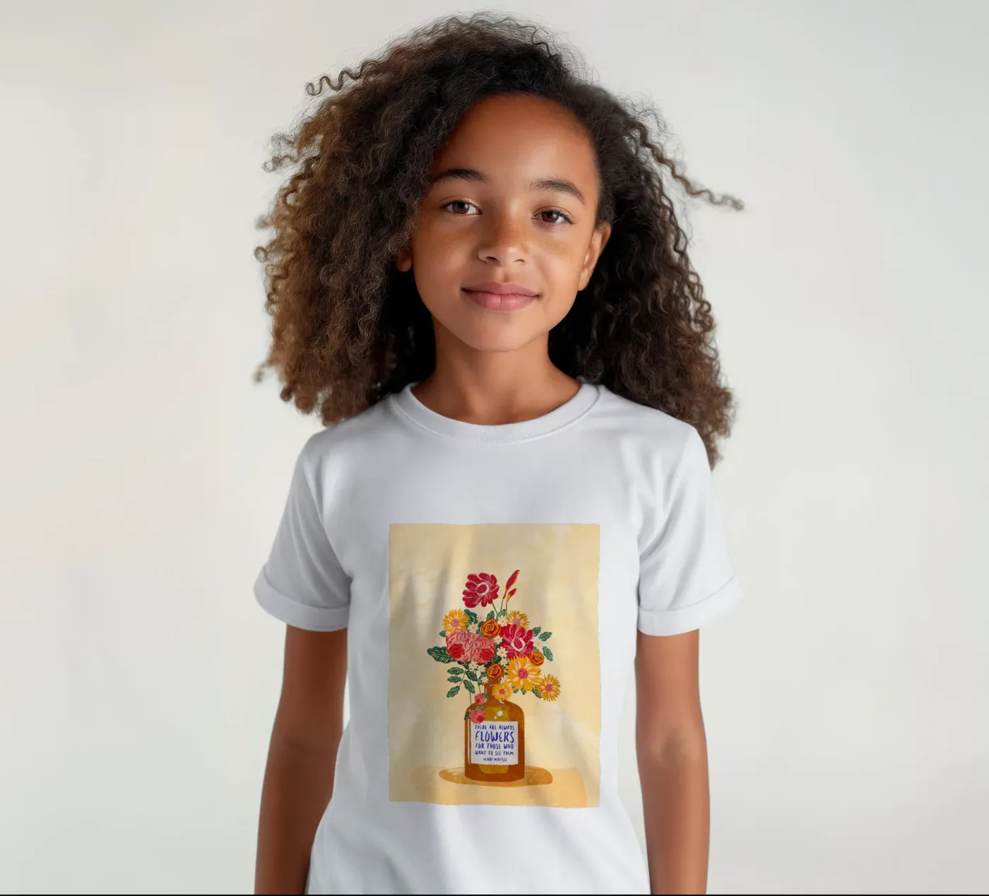 Immer Blumen Kinder T-Shirt von Illustration Raissa Oltmanns