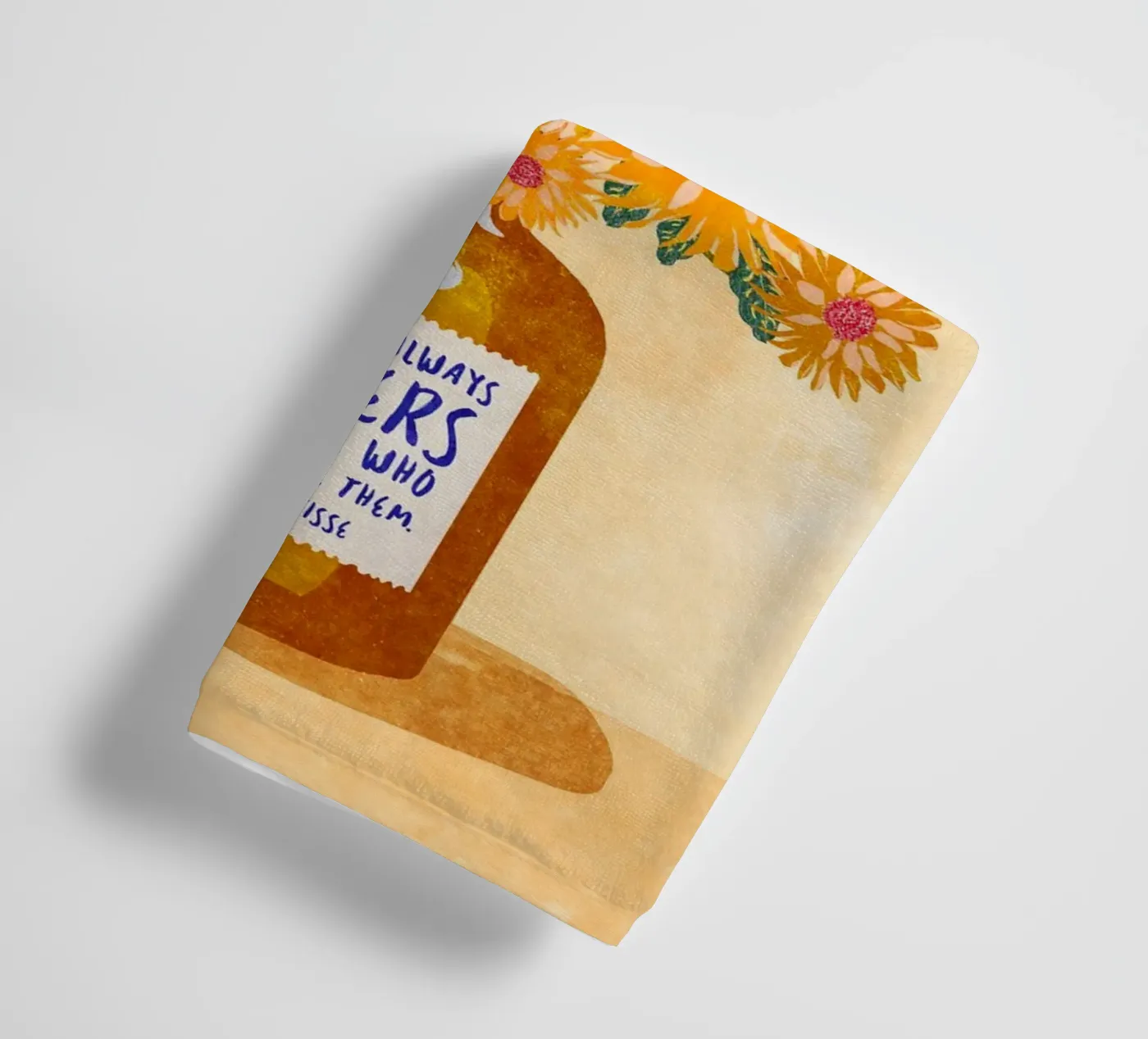 Immer Blumen Handtuch von Illustration Raissa Oltmanns