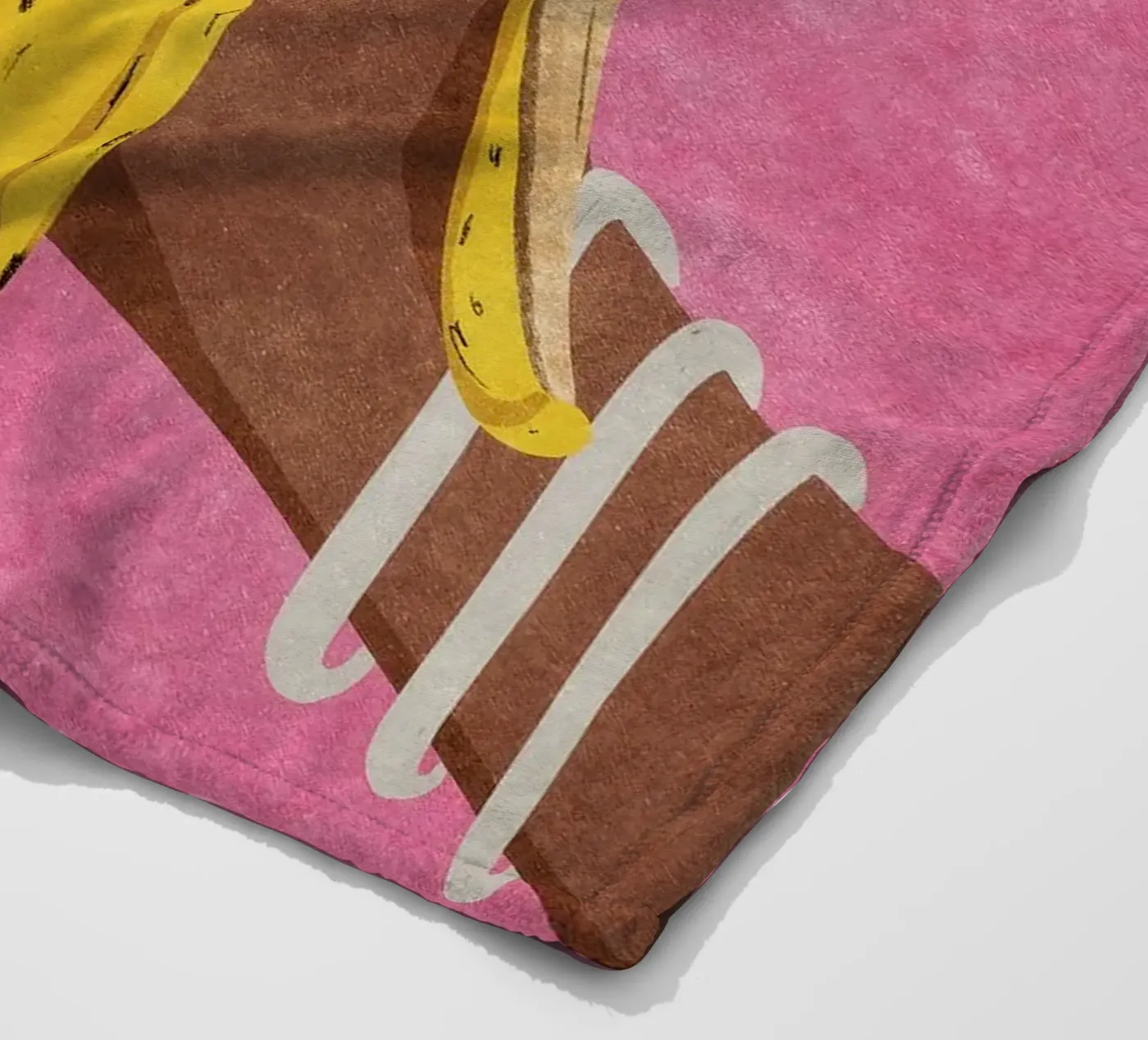 Banane Fleecedecke von Illustration Raissa Oltmanns