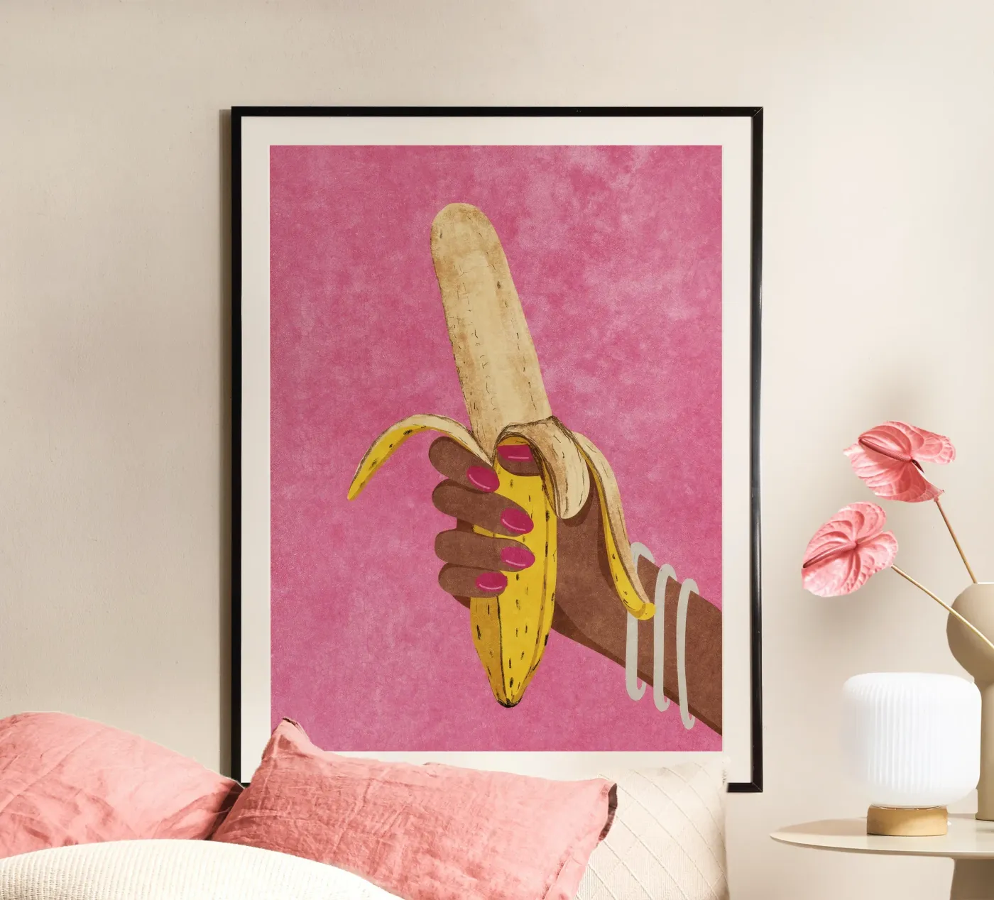 Banane Poster von Illustration Raissa Oltmanns