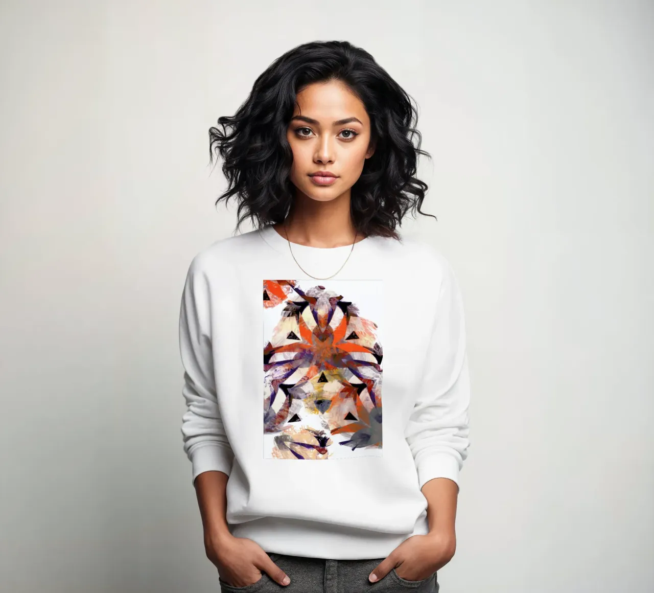 Abstract Sketch 4 sweatshirt by In Full Color