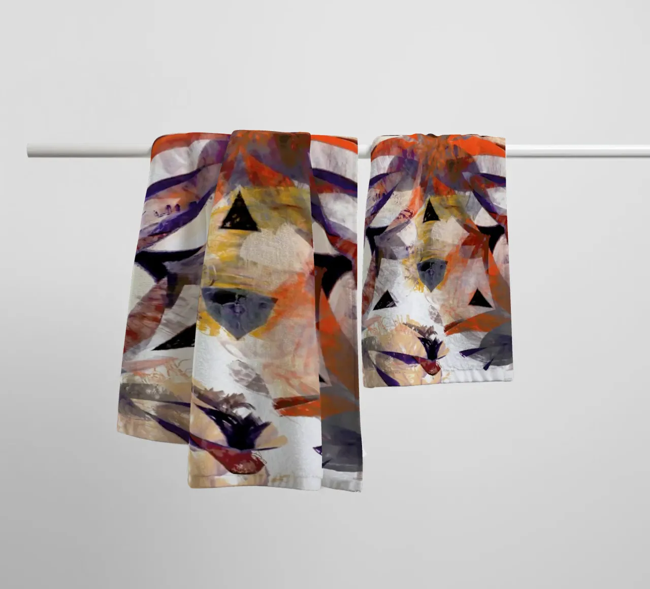Abstract Sketch 4 asciugamano da bagno da In Full Color