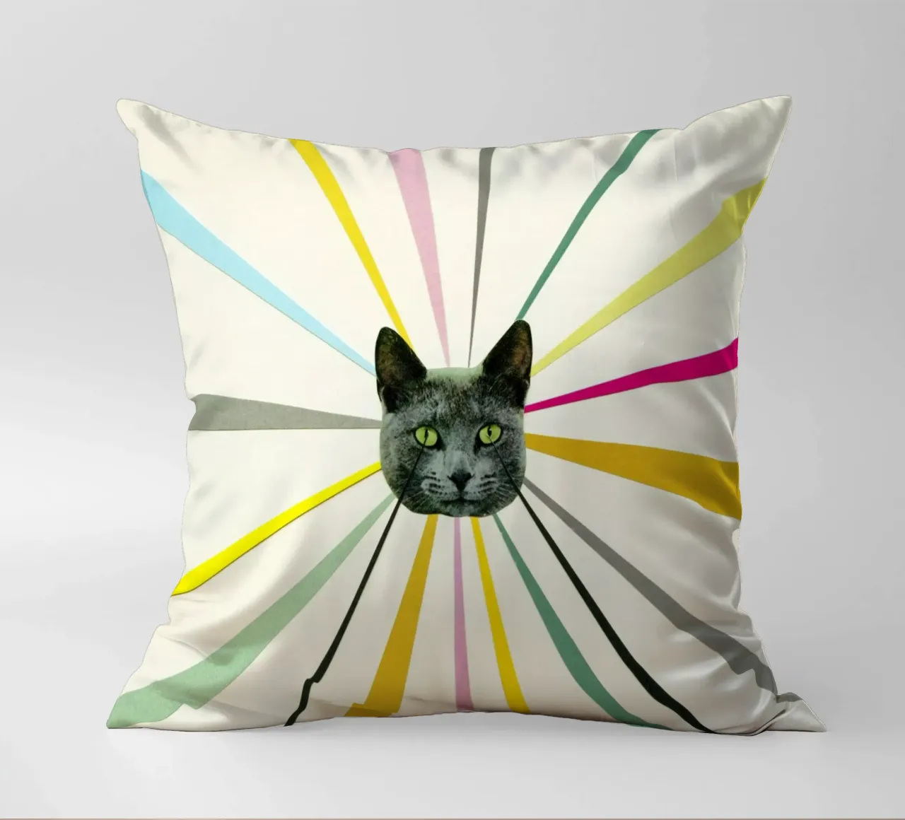Occhi di gatto cuscino da Cassia Beck Collage