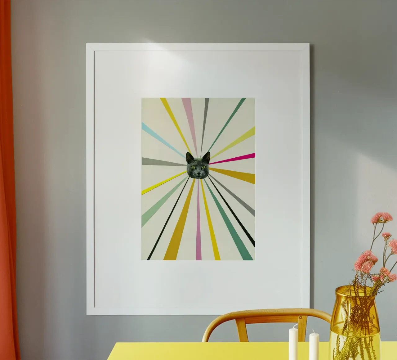 Occhi di gatto poster da Cassia Beck Collage