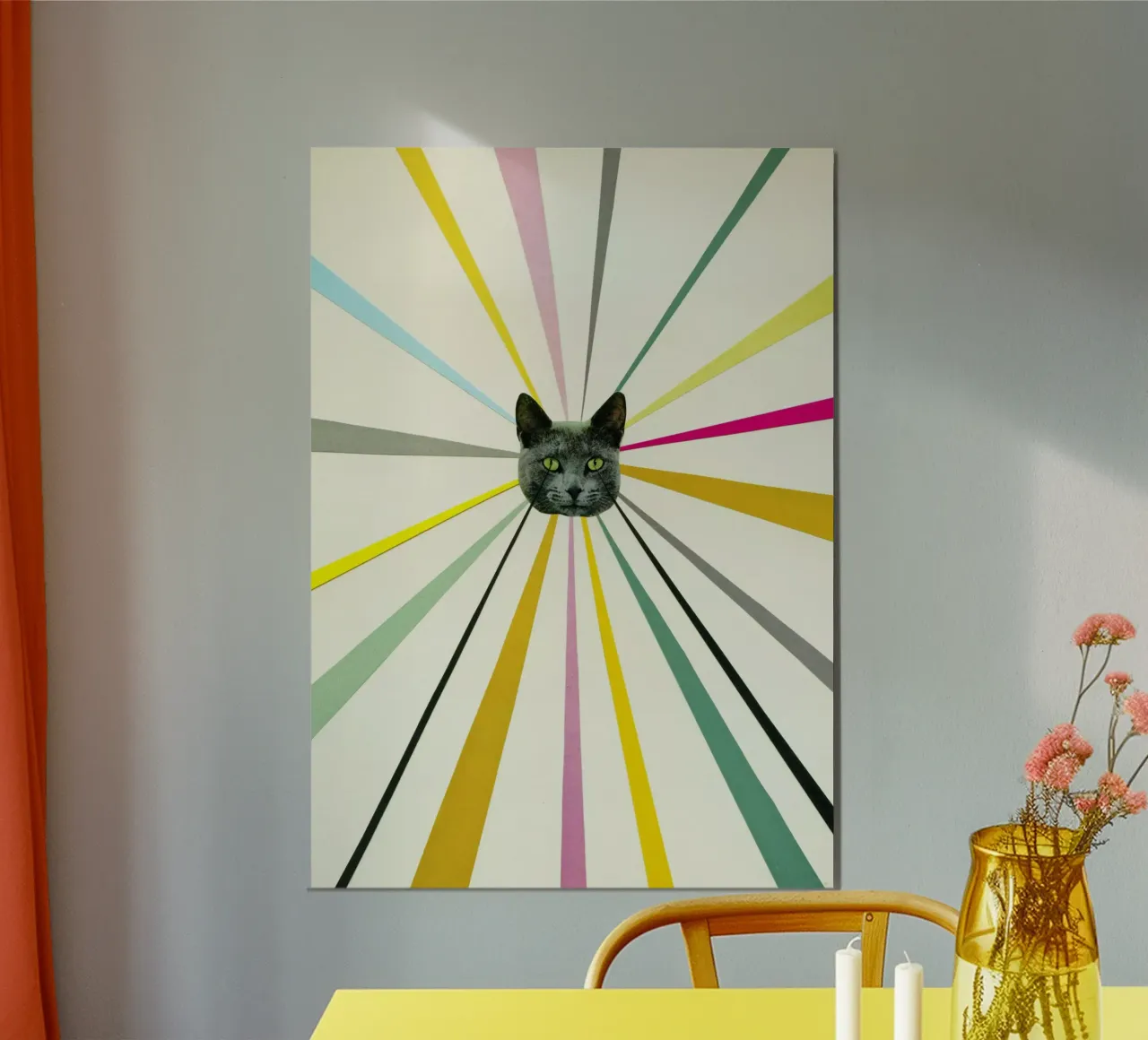 Occhi di gatto poster da Cassia Beck Collage