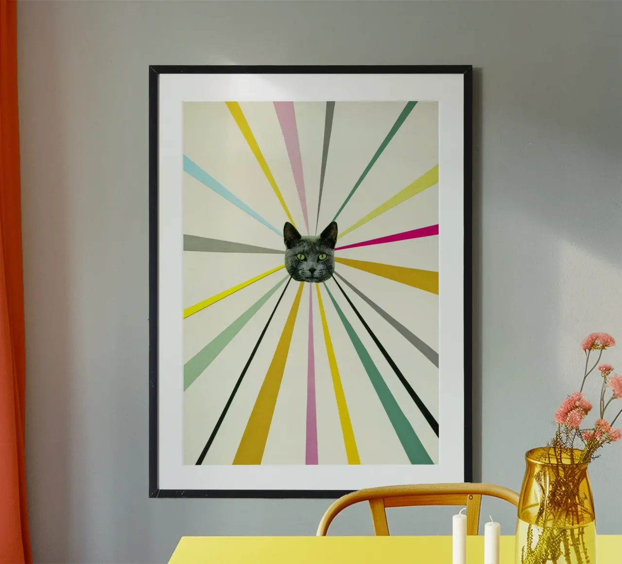 Occhi di gatto poster da Cassia Beck Collage