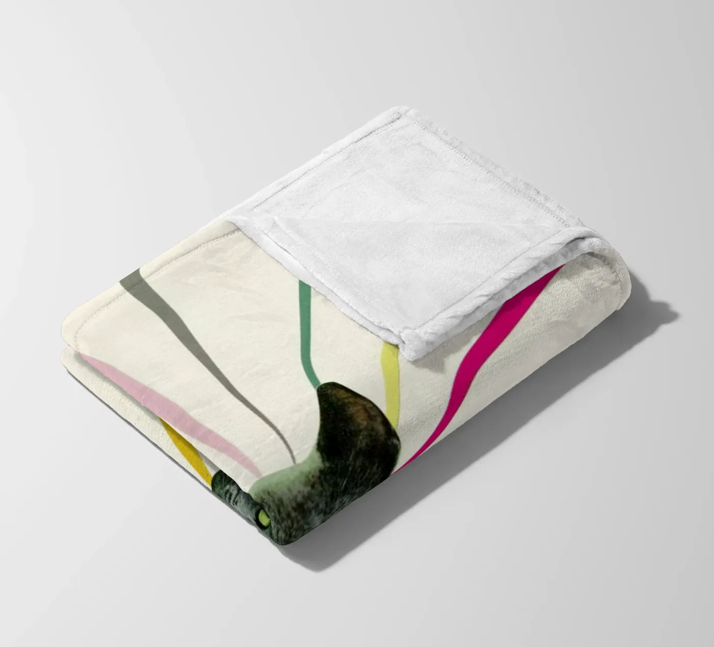 Cat's Eyes fleecedeken van Cassia Beck Collage