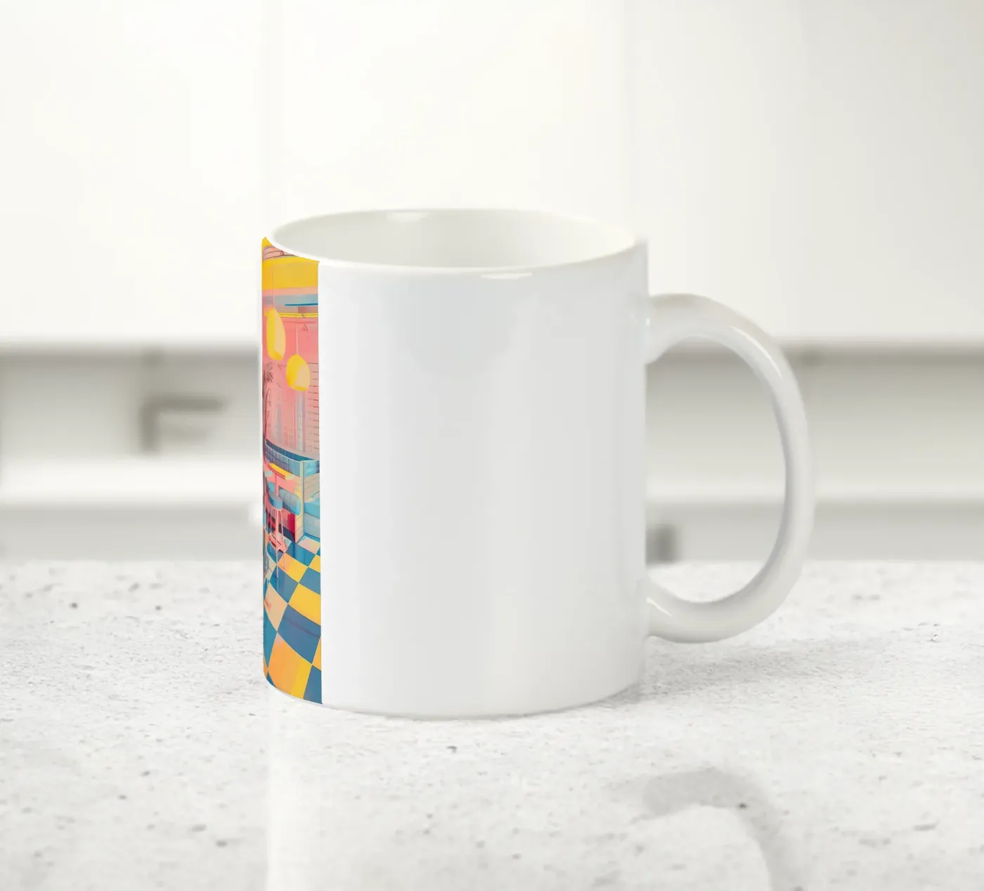 Diner ceramic mug by Seitz Michelle