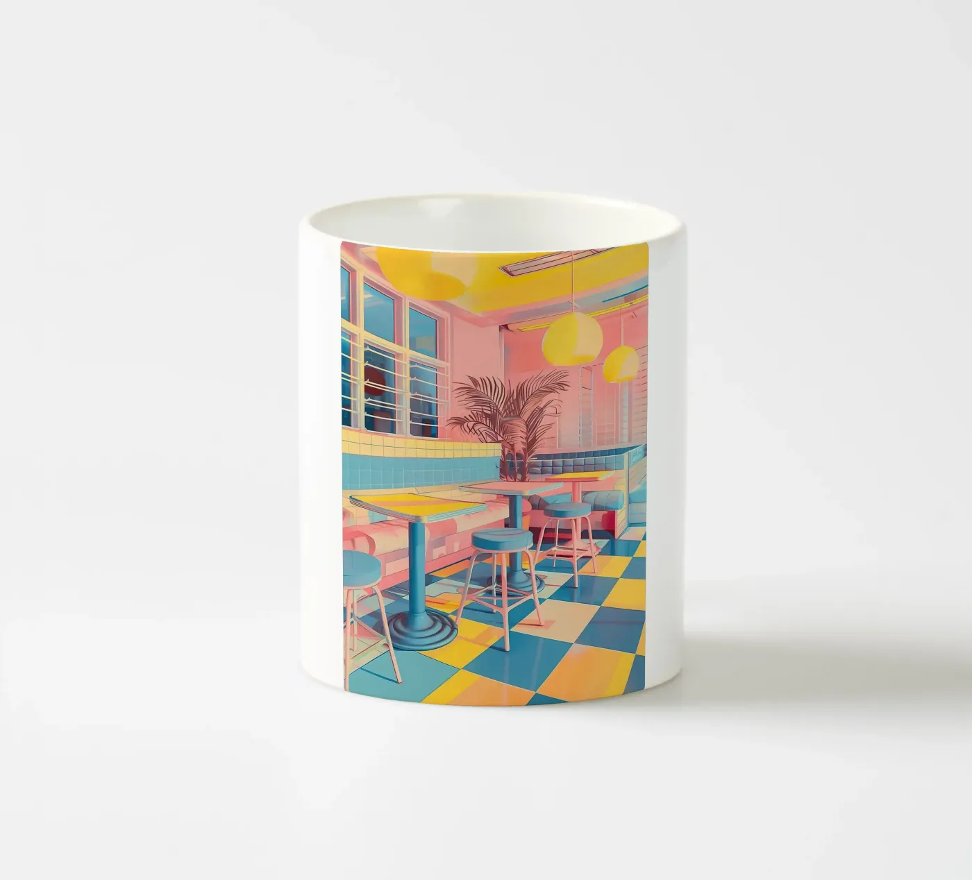 Diner ceramic mug by Seitz Michelle