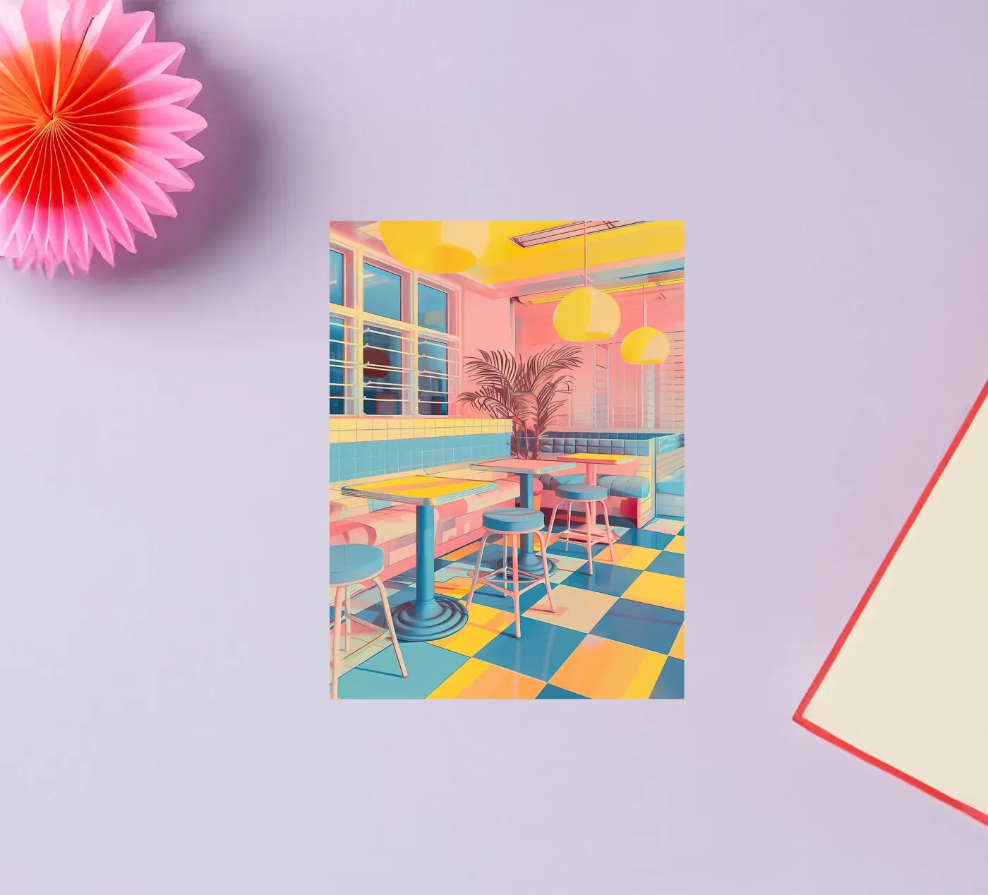Diner sticker by Seitz Michelle