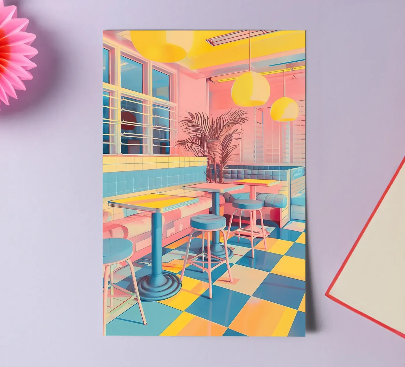 Diner sticker sheet by Seitz Michelle