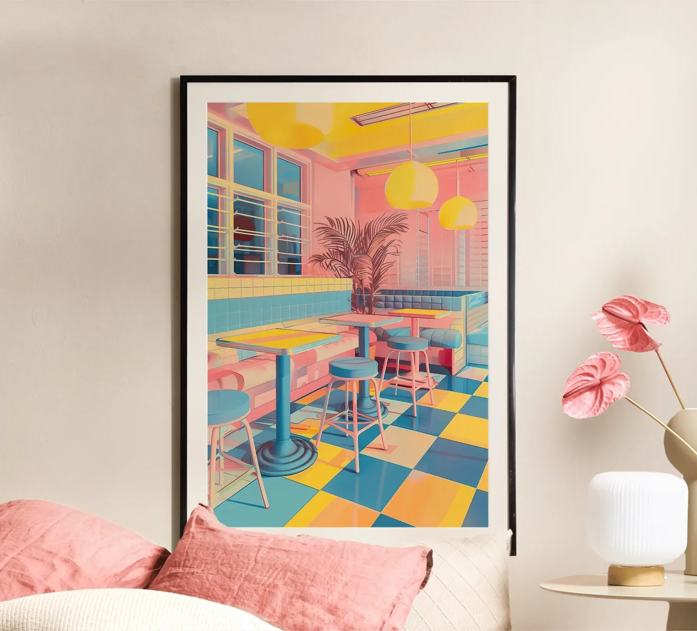 Diner poster van Seitz Michelle