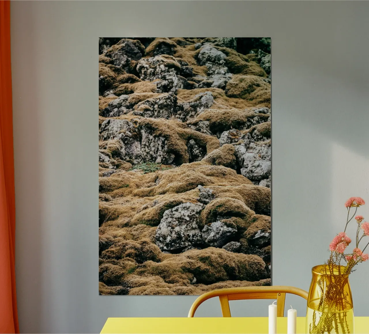 ElfenHeimat - Island Poster mit Holzrahmen von stine wiemann