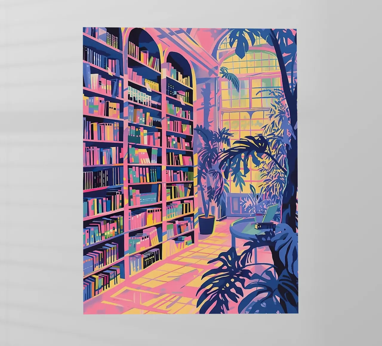 Library pellicola backlit da Seitz Michelle