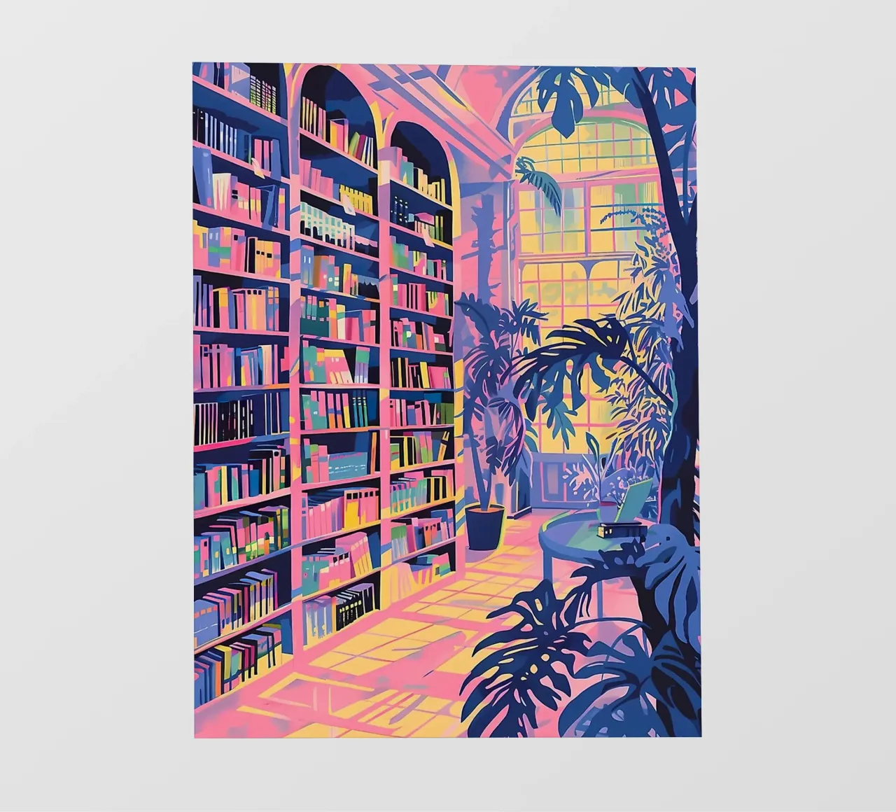 Library pellicola backlit da Seitz Michelle