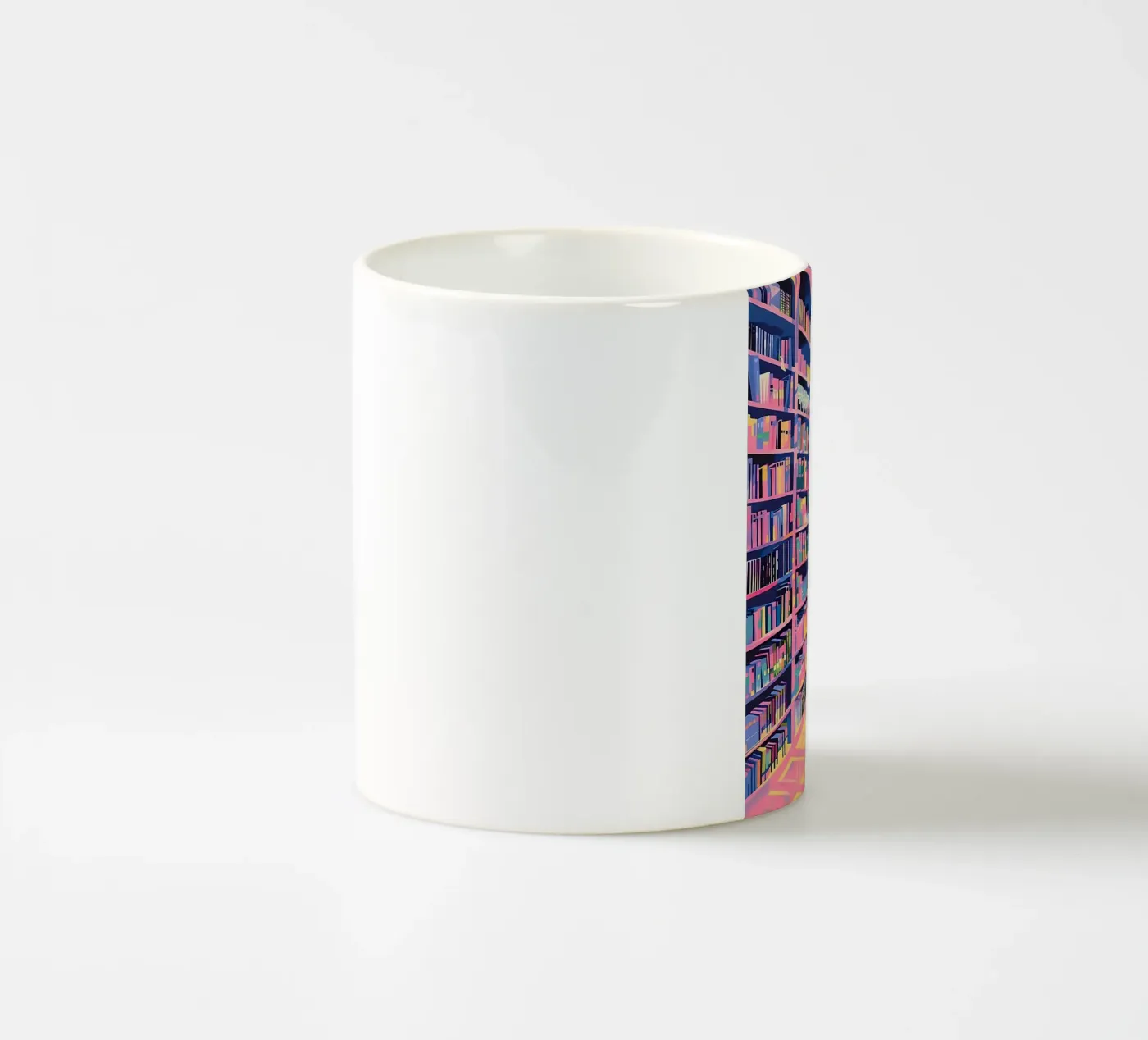Library ceramic mug by Seitz Michelle