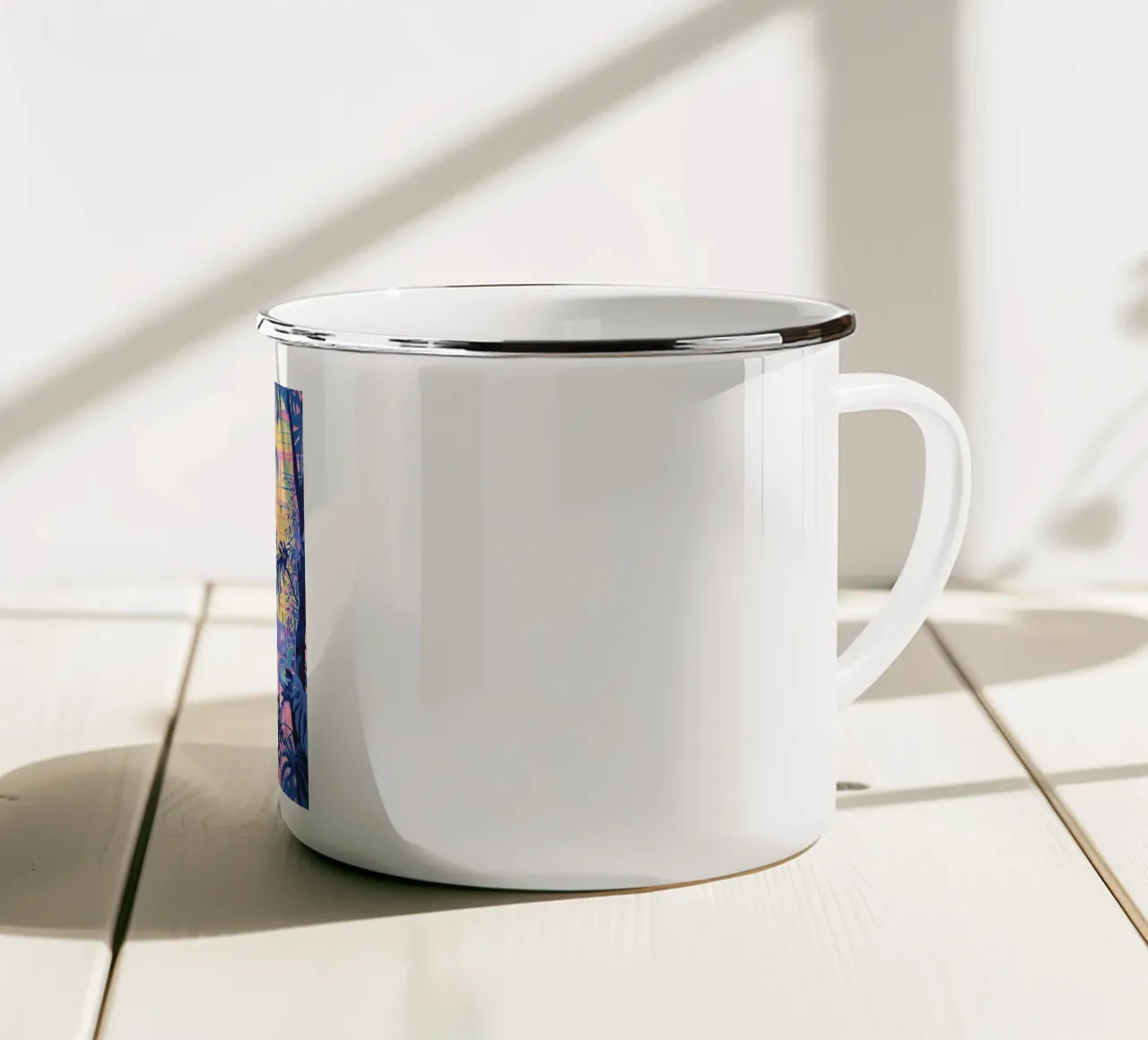 Library tazza in smalto da Seitz Michelle